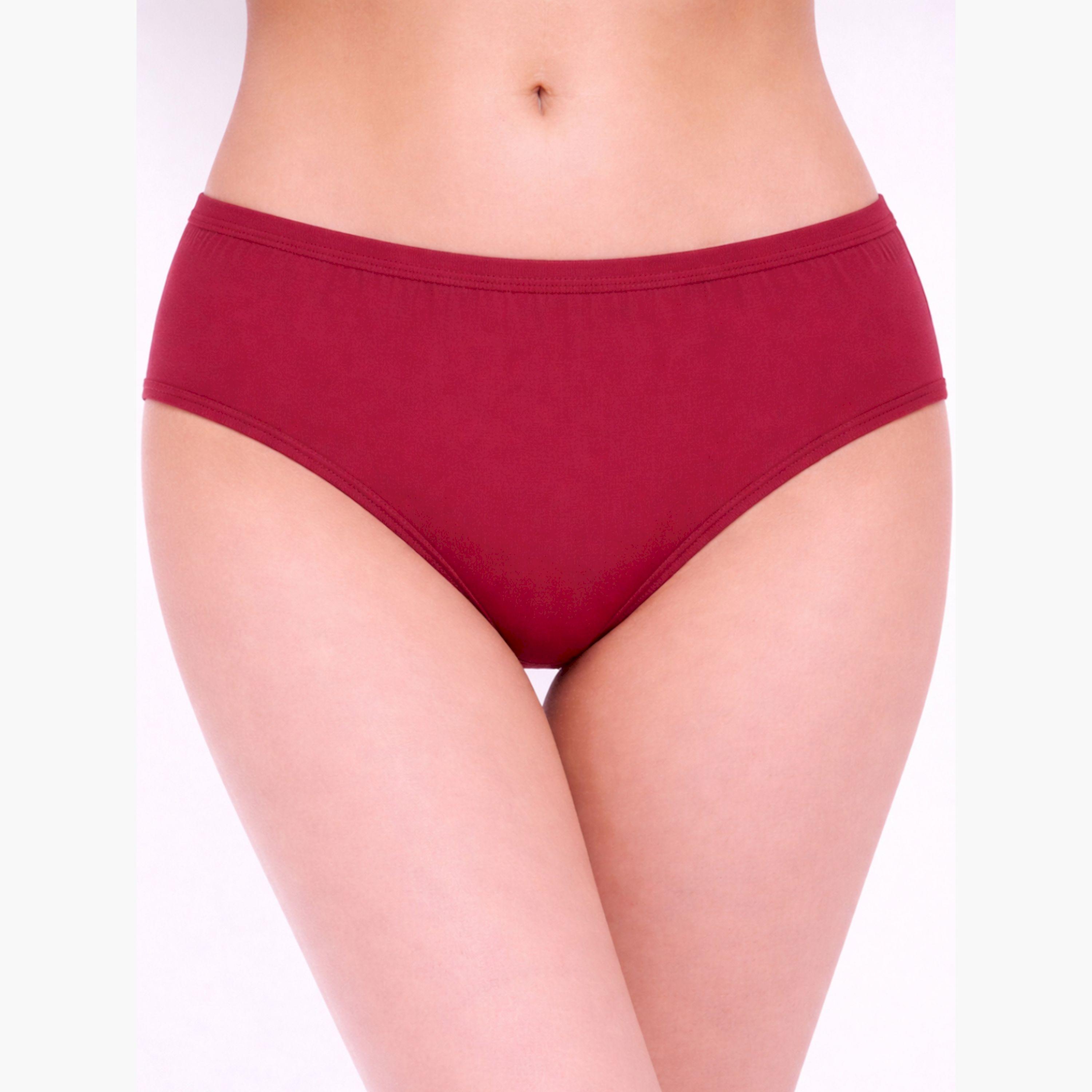 Take Two Pack of 3 - Solid Mid Rise Briefs-women-clothing-lingerie-panties-image-6