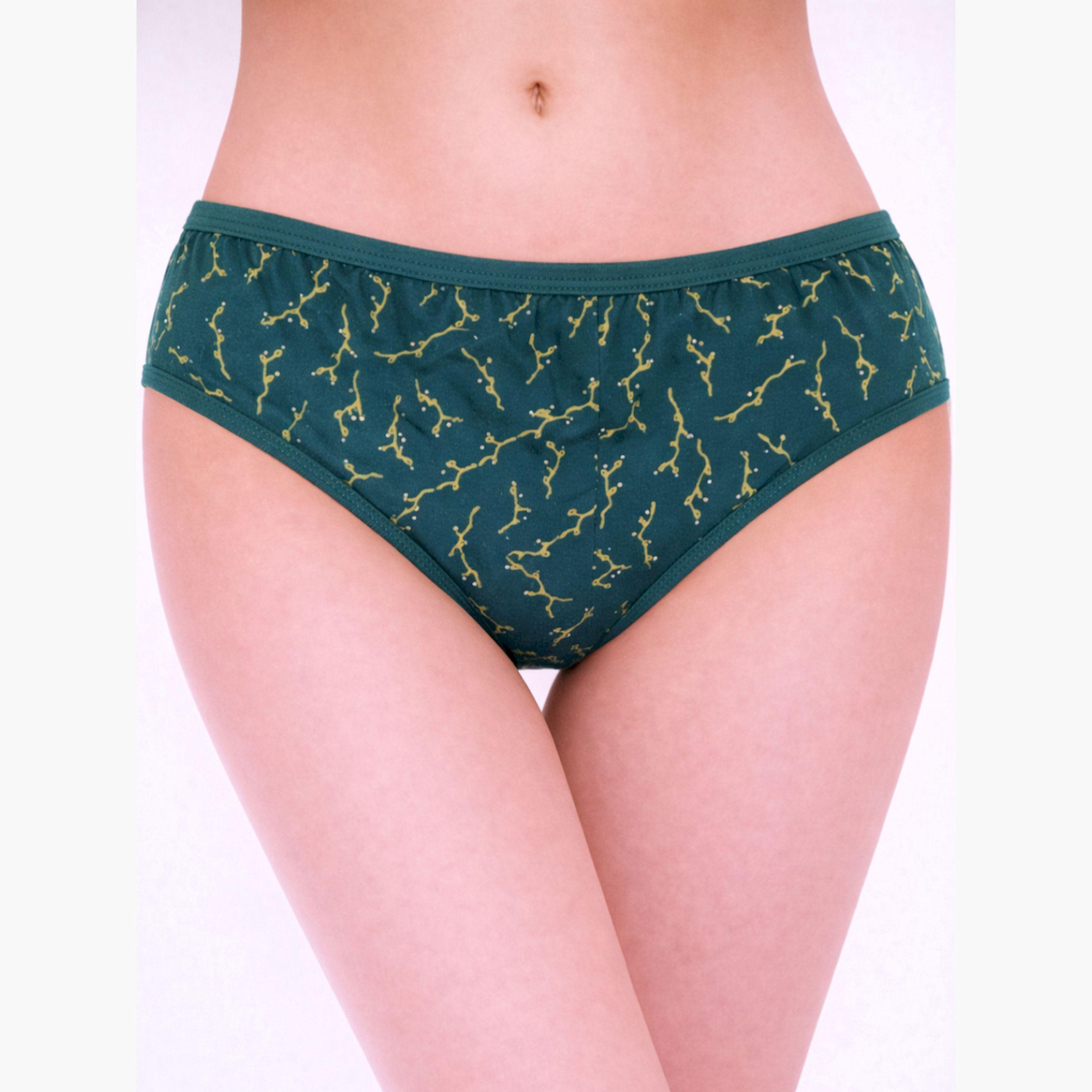Take Two Pack of 3 - Printed Mid Rise Briefs-women-clothing-lingerie-panties-image-6