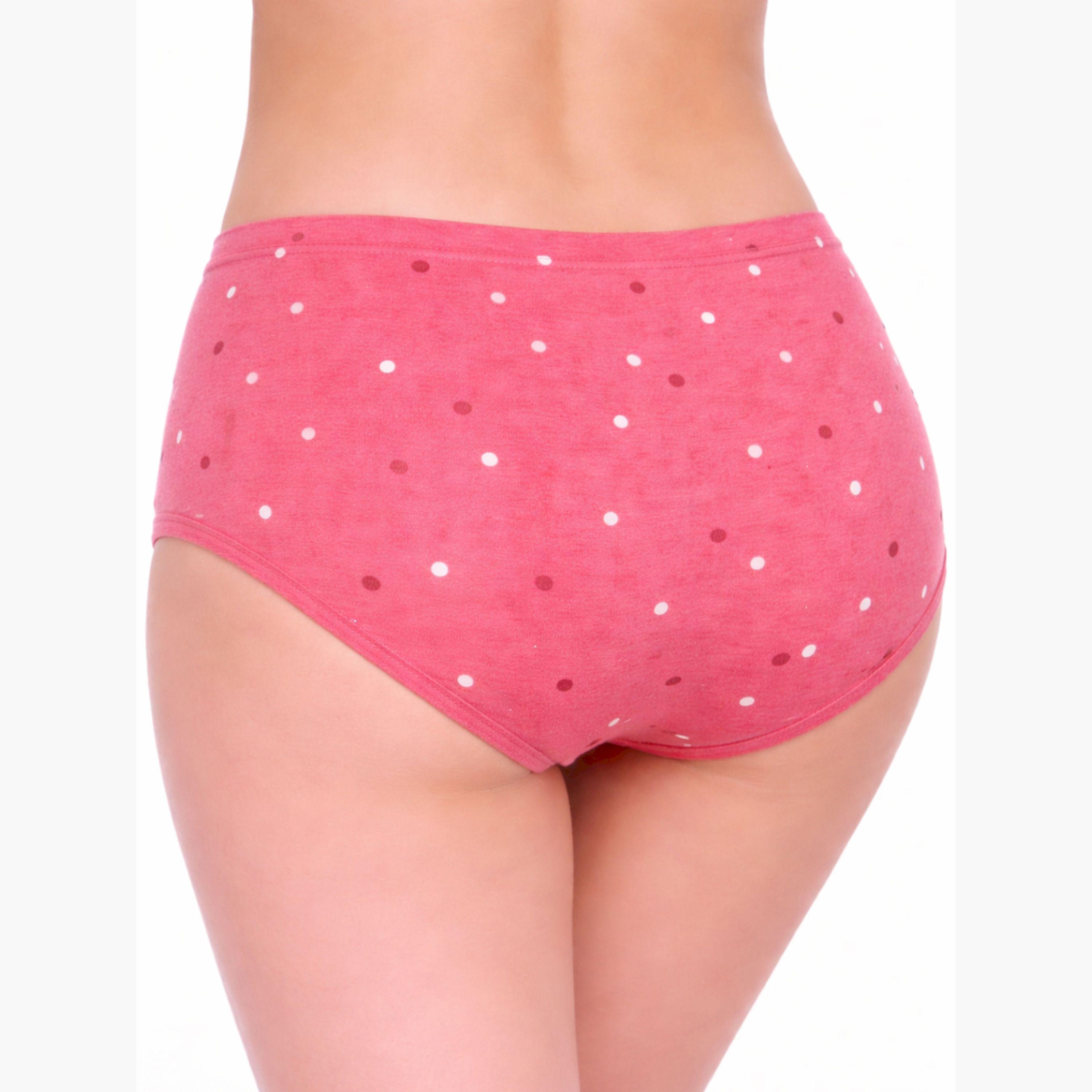 Take Two Pack of 3 - Striped High Leg Briefs-women-clothing-lingerie-panties-image-4