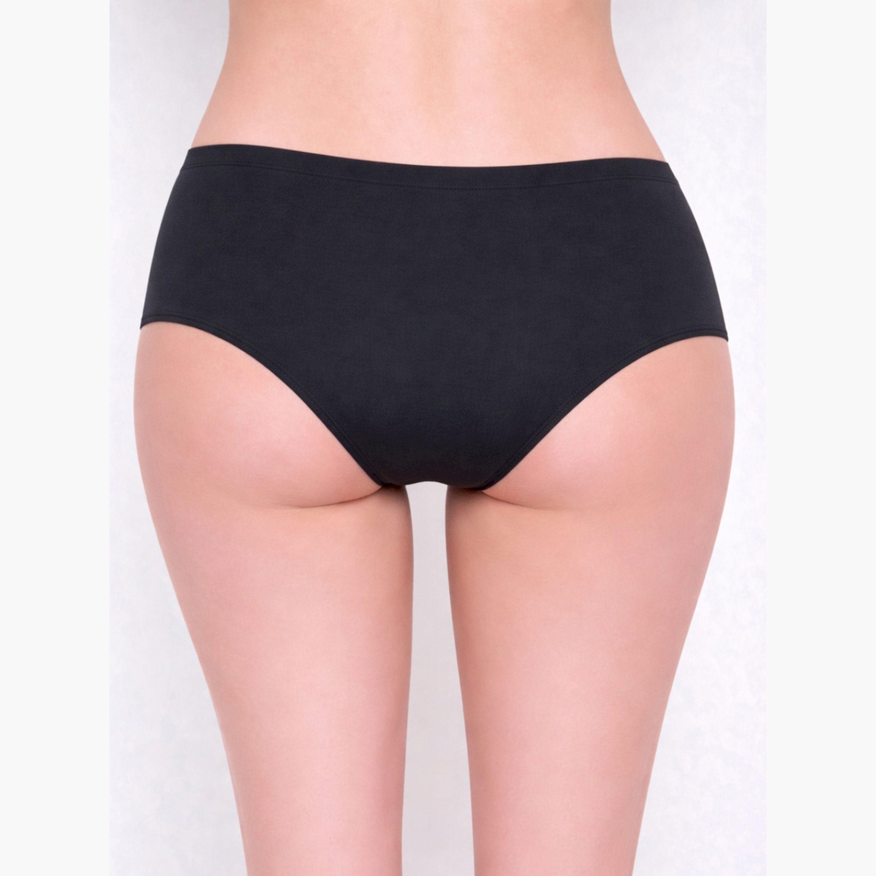 مجموعة من 3 سراويل داخلية قطن بخصر مطاطي-women-clothing-lingerie-panties-image-4
