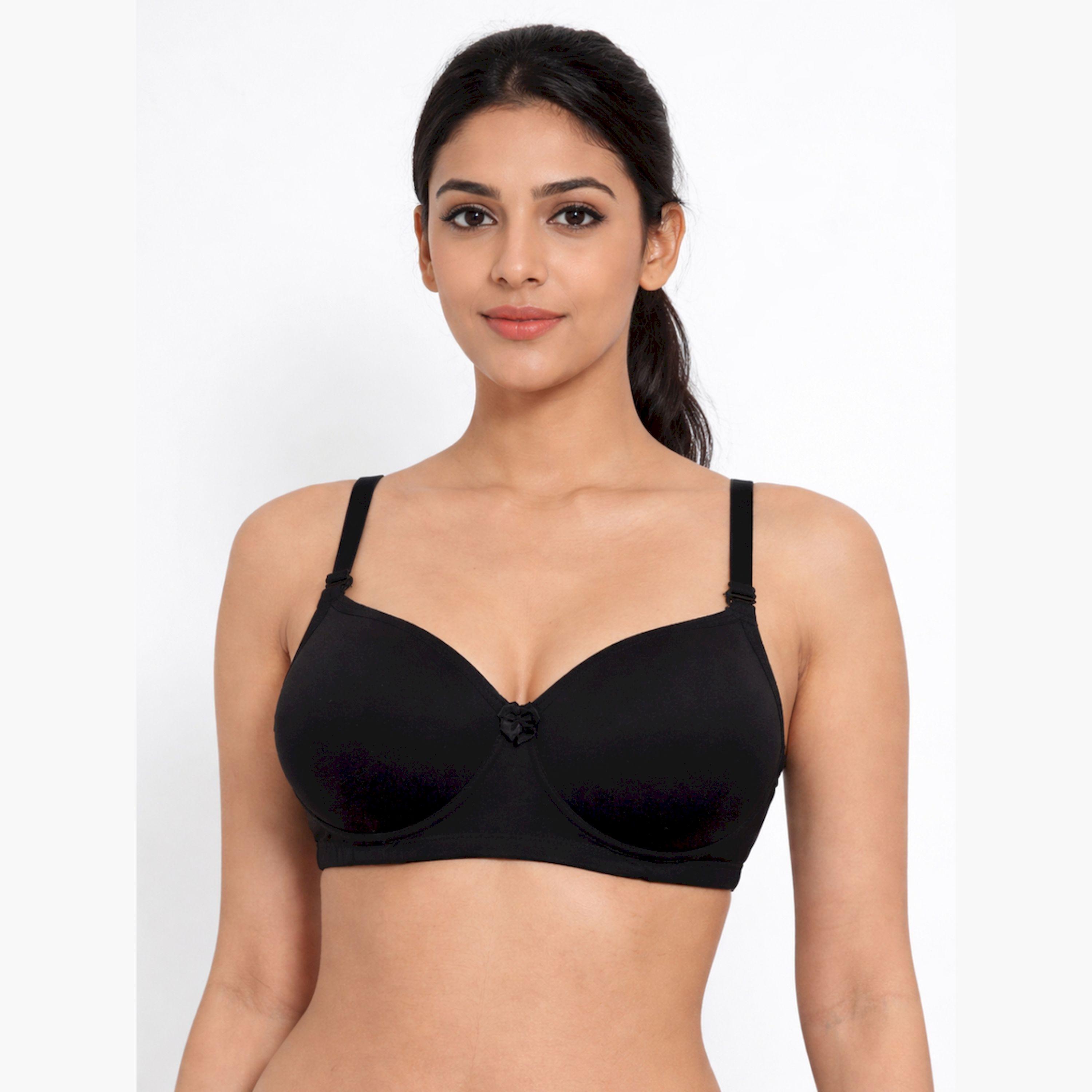 Take Two Pack of 2-Padded Non-Wired Full Coverage Spacer Cup T-Shirt Bra-women-clothing-lingerie-bras-image-2