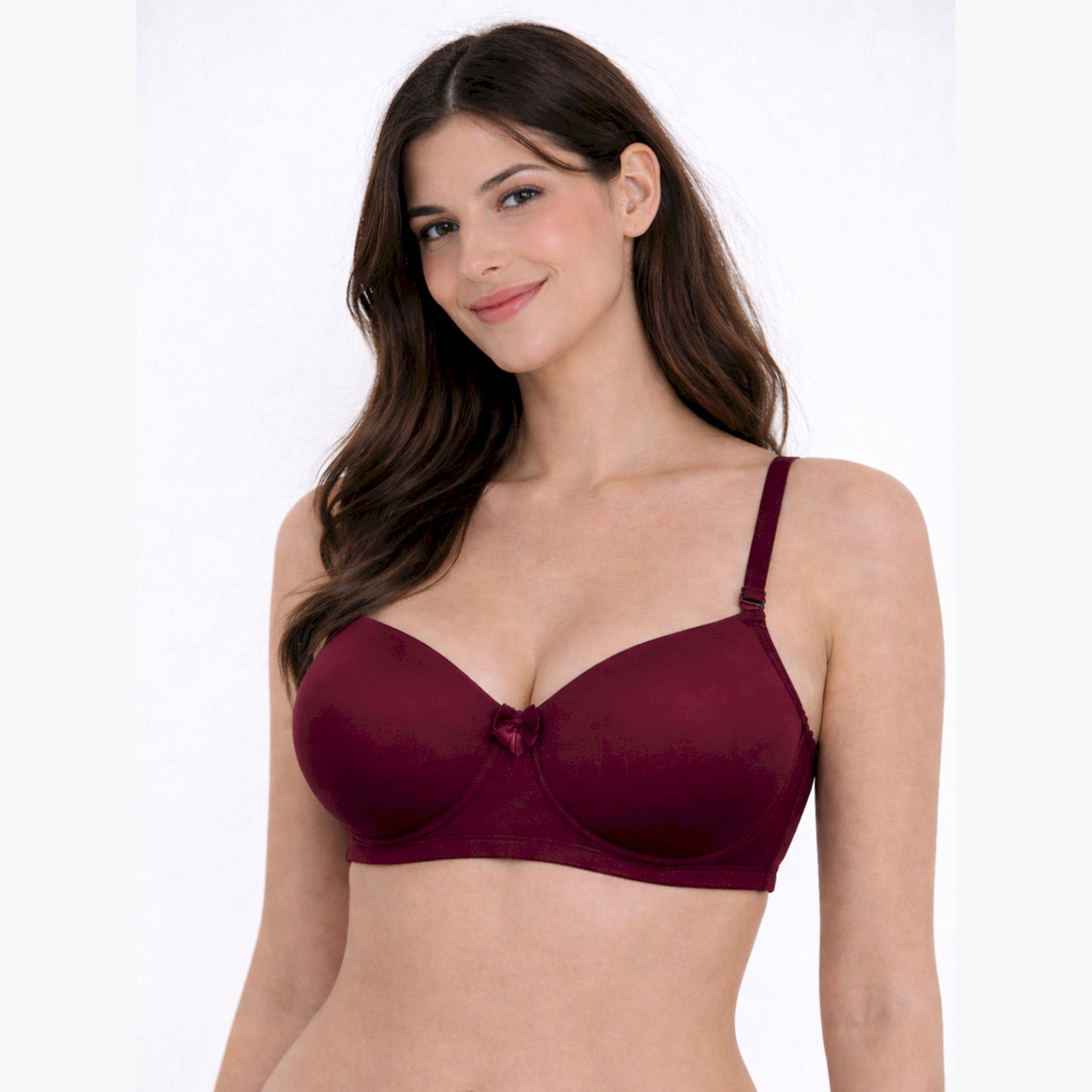 Take Two Pack of 2- Padded Non-Wired Full Coverage Soft Cup T-Shirt Bra-women-clothing-lingerie-bras-image-2