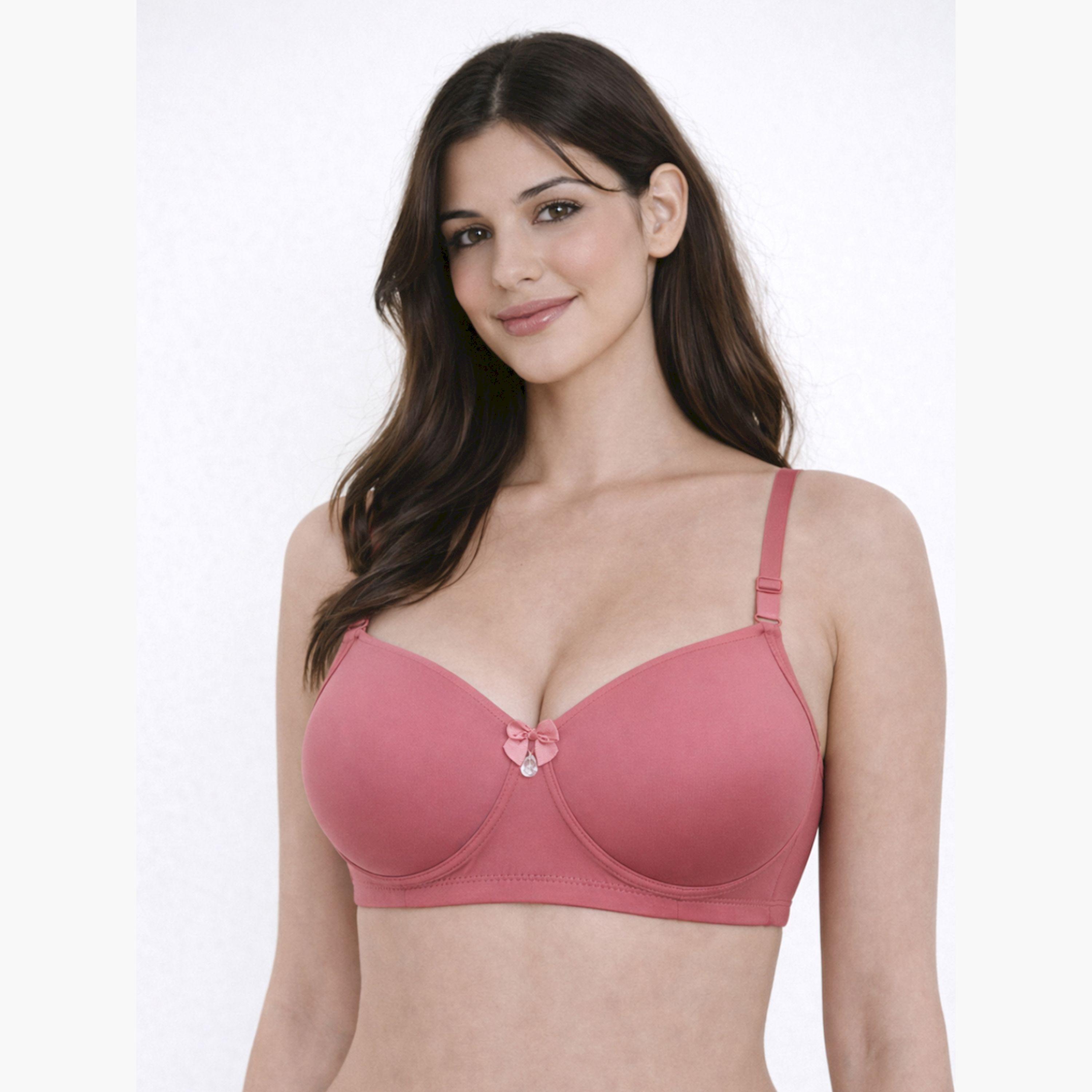 Take Two Pack of 2- Padded Non-Wired Full Coverage Soft Cup T-Shirt Bra-women-clothing-lingerie-bras-image-3