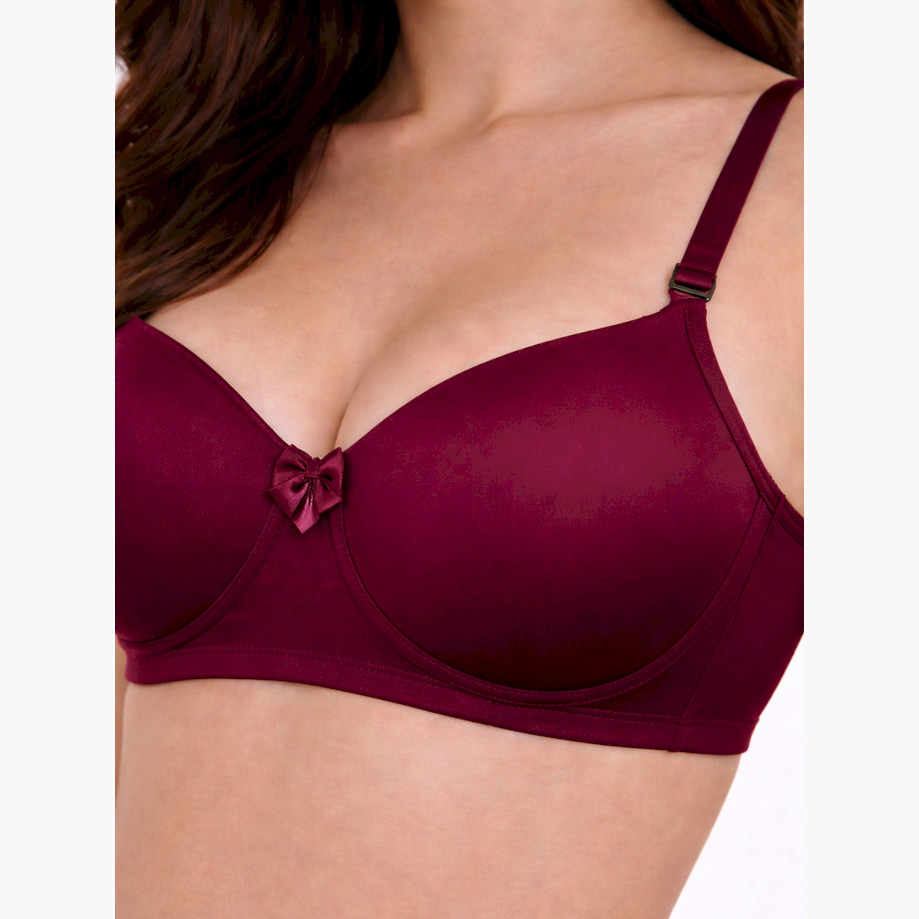 Take Two Pack of 2- Padded Non-Wired Full Coverage Soft Cup T-Shirt Bra-women-clothing-lingerie-bras-image-6