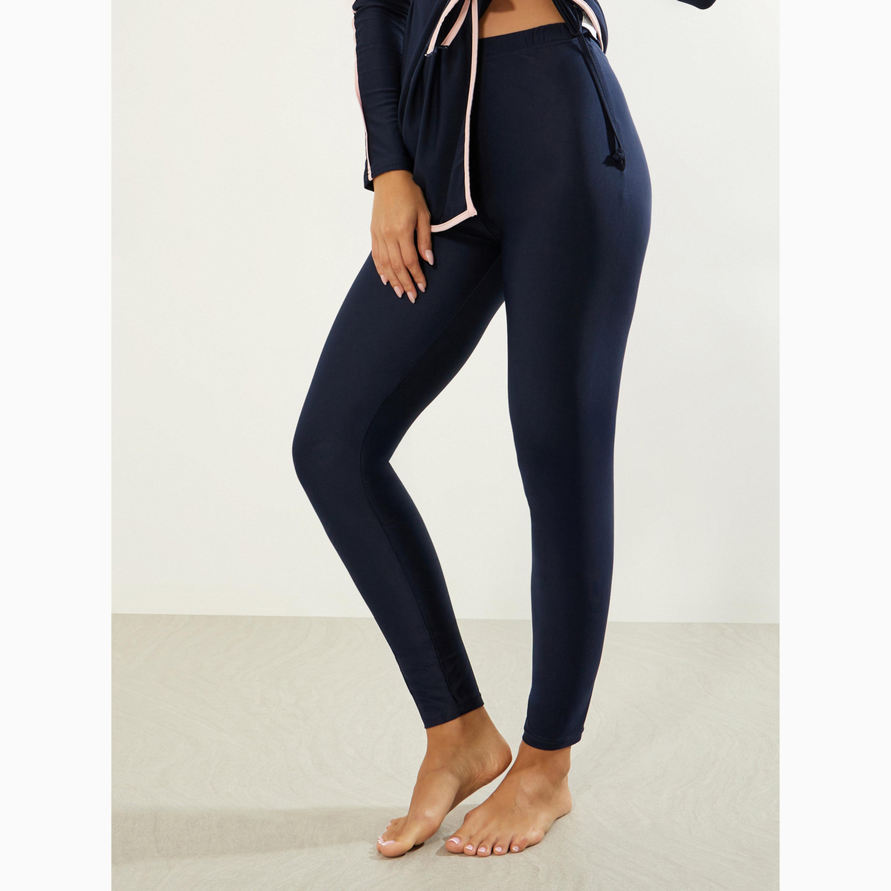 طقم بوركيني من 2 قطعة تونيك بنمط لف وليقنز-women-clothing-swimandbeach-swim-burkinis-image-5