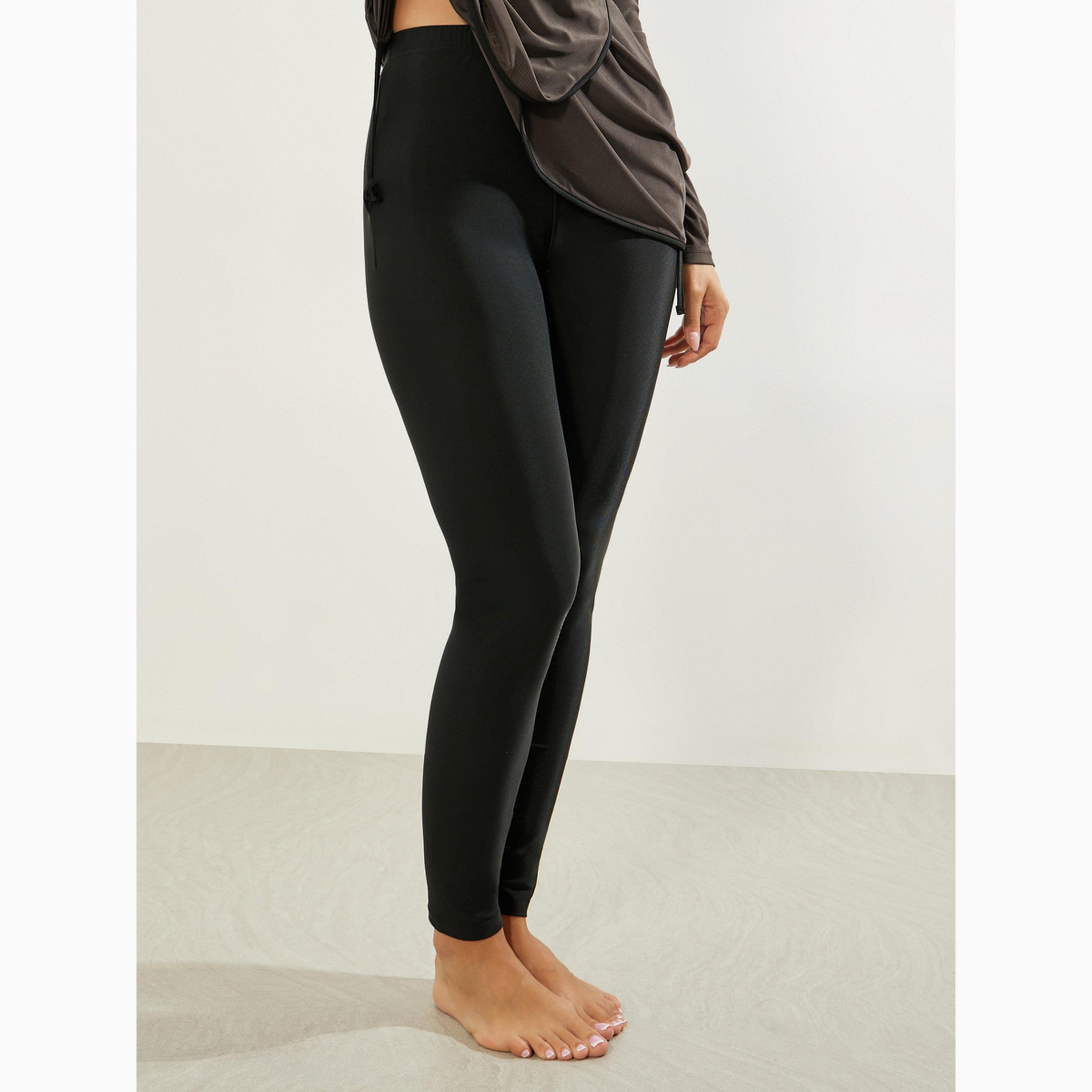 طقم بوركيني من 3 قطع تونيك بنمط لف وسحاب وليقنز مع غطاء رأس-women-clothing-swimandbeach-swim-burkinis-image-6