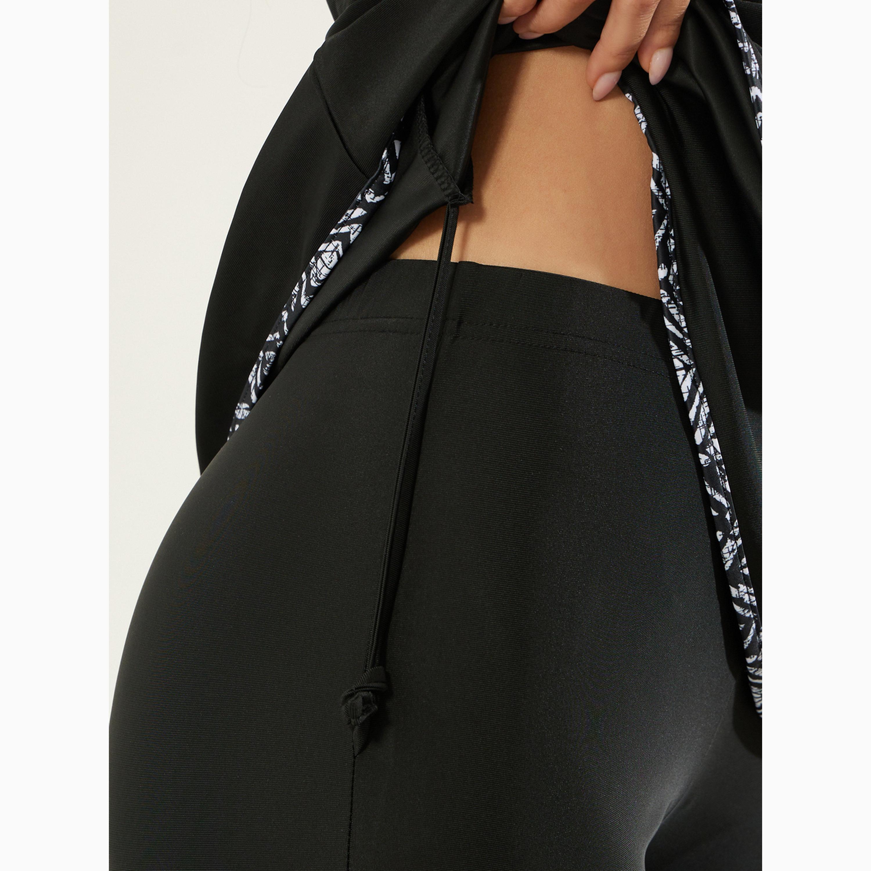Styli Pack of 2 - Geo Print Side Panels Wrap Around Tunic and Leggings With Side Loop Burkini Set-women-clothing-swimandbeach-swim-burkinis-image-4