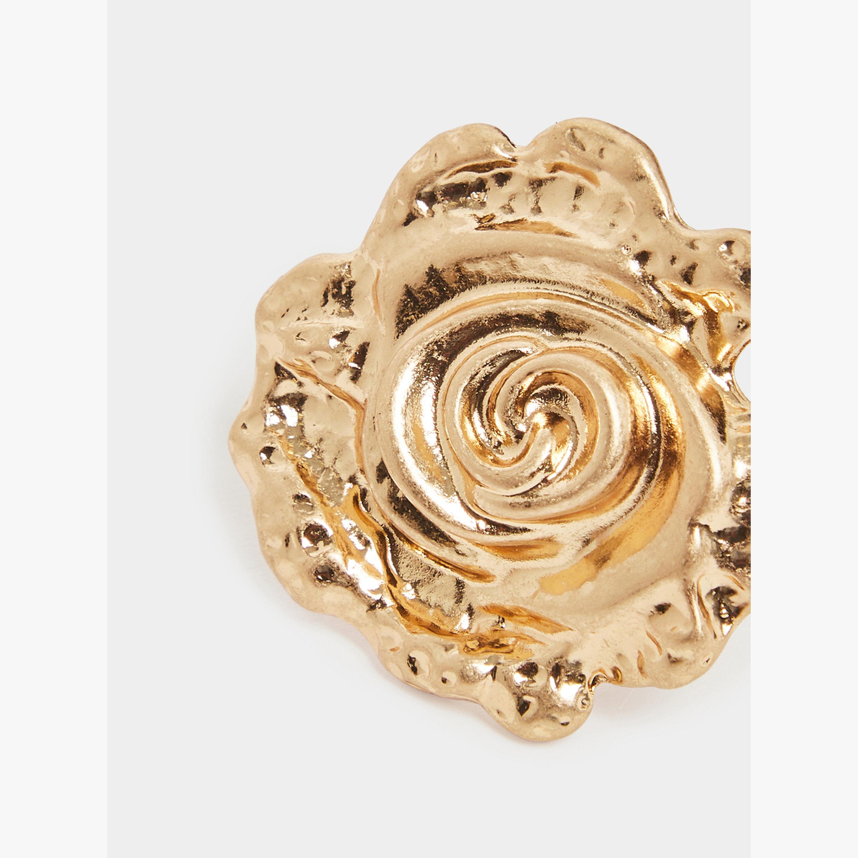 Styli Gold Rose Statement Ring-women-watchesandjewellery-jewellery-rings-image-3