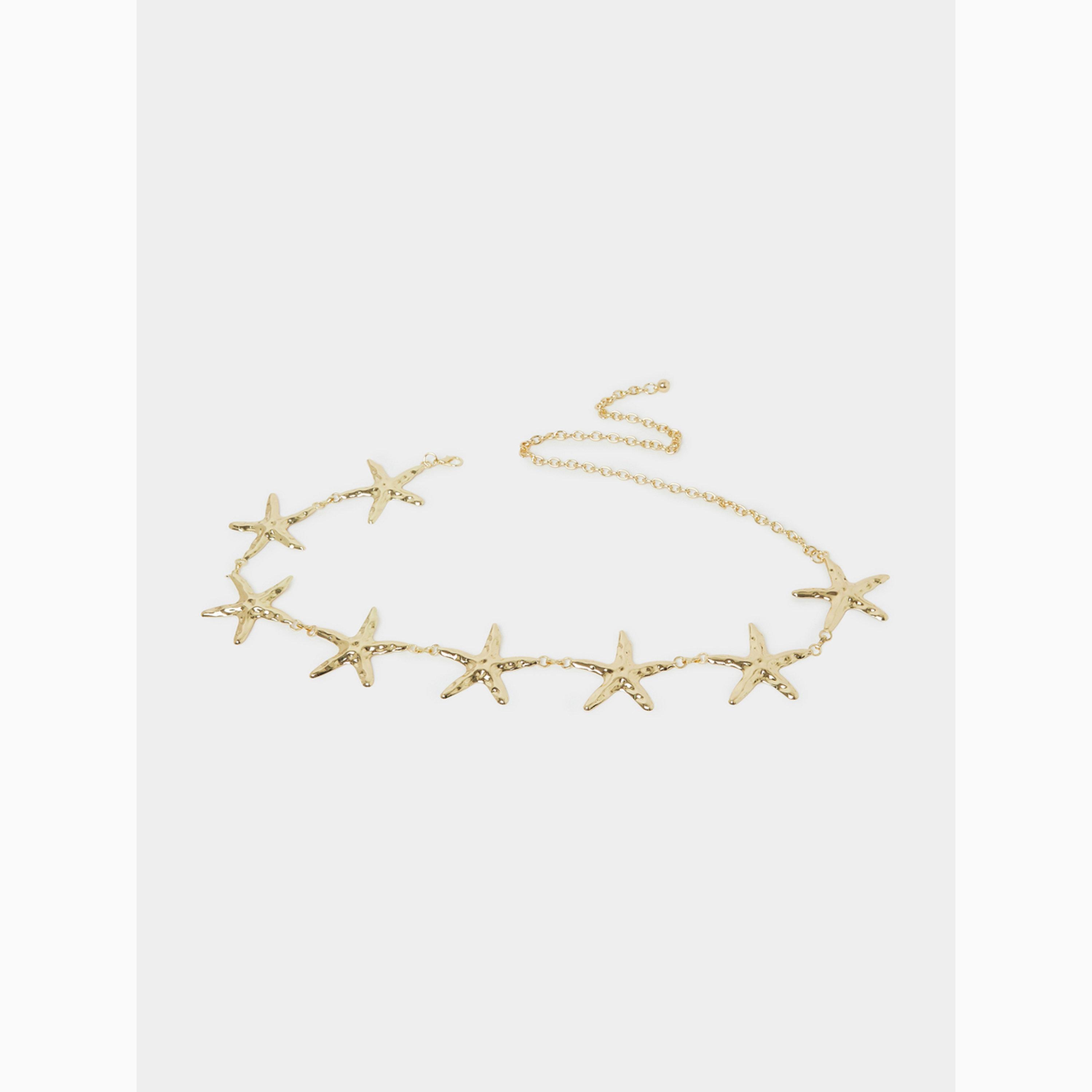 Styli Gold-Tone Starfish Chain Belt-women-clothingaccessories-belts-image-1