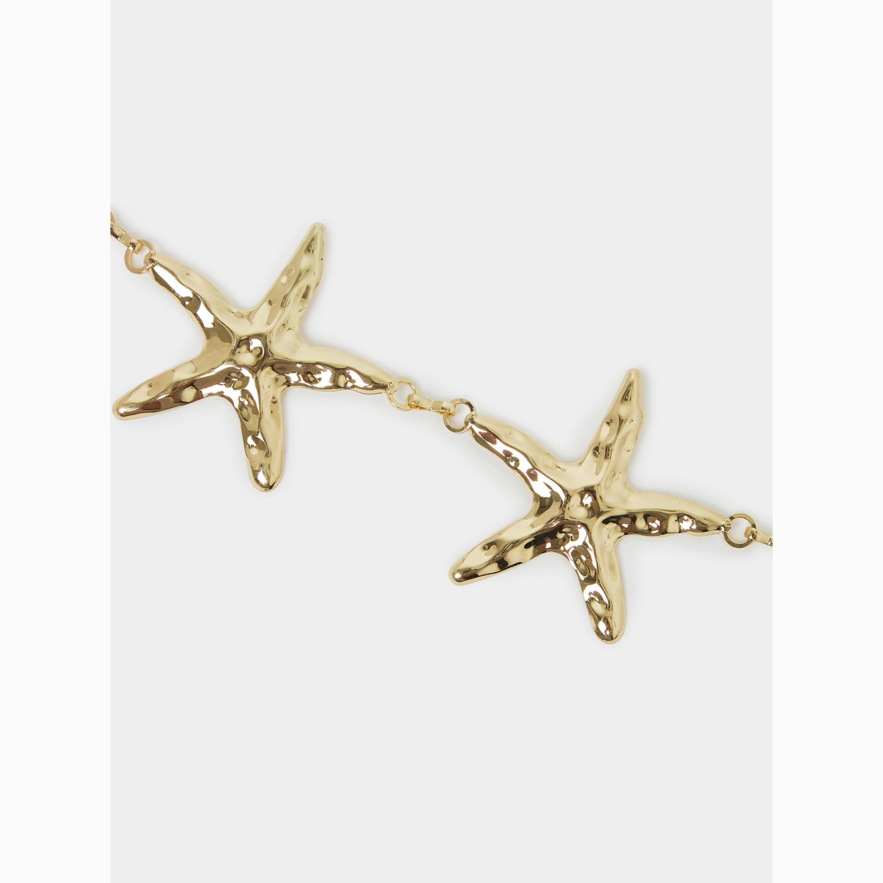 Styli Gold-Tone Starfish Chain Belt-women-clothingaccessories-belts-image-2