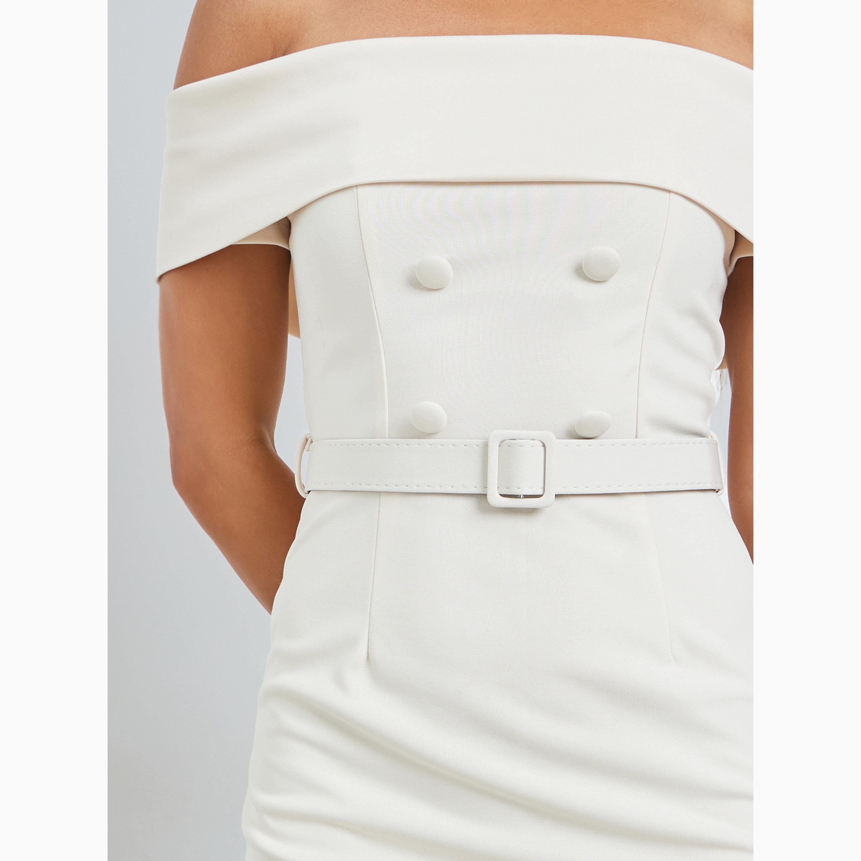 Styli Cream Off-Shoulder Pleated Maxi Dress-women-clothing-dresses-image-4