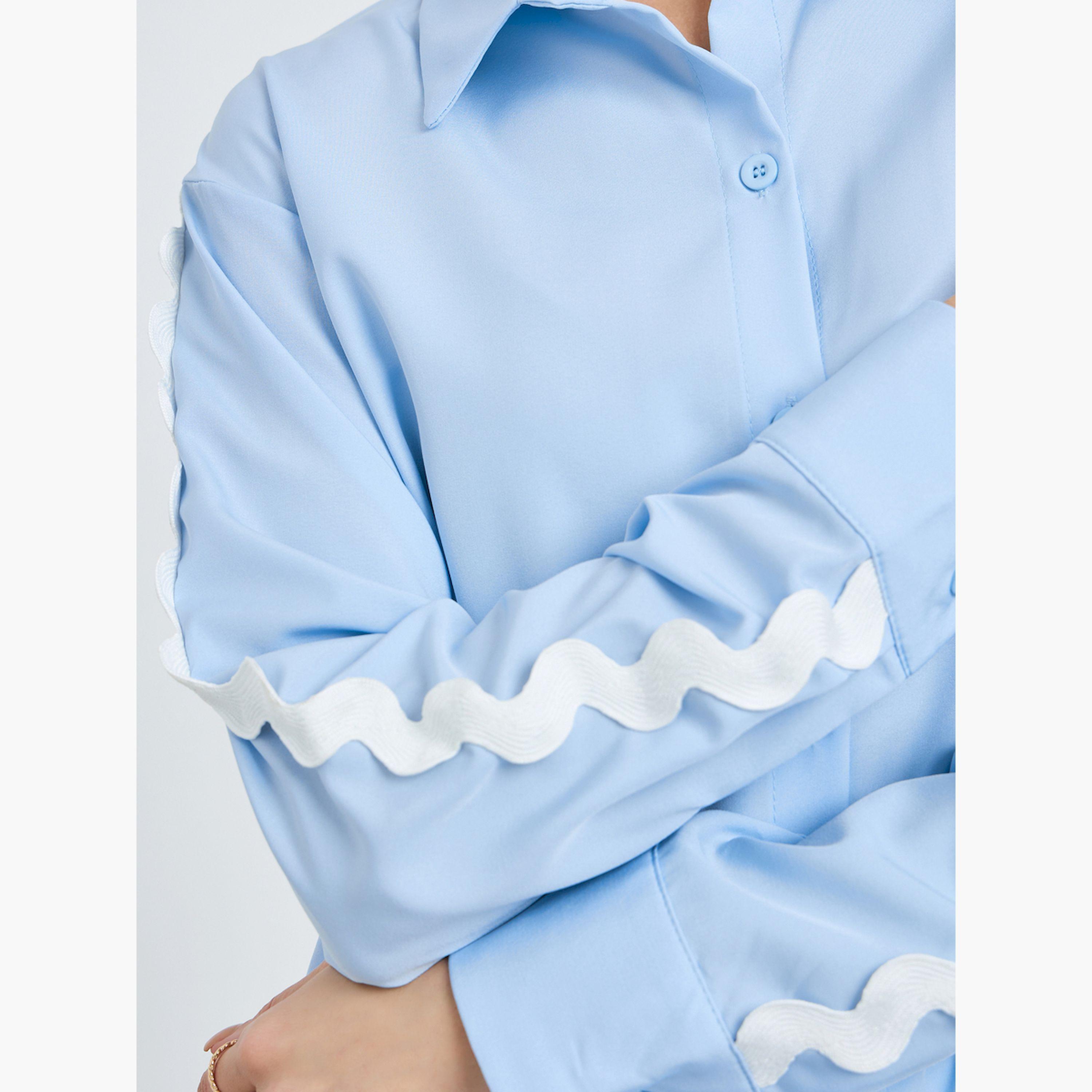 قميص واسع بتفاصيل الدانتيل-women-clothing-shirtsandblouses-shirts-image-5