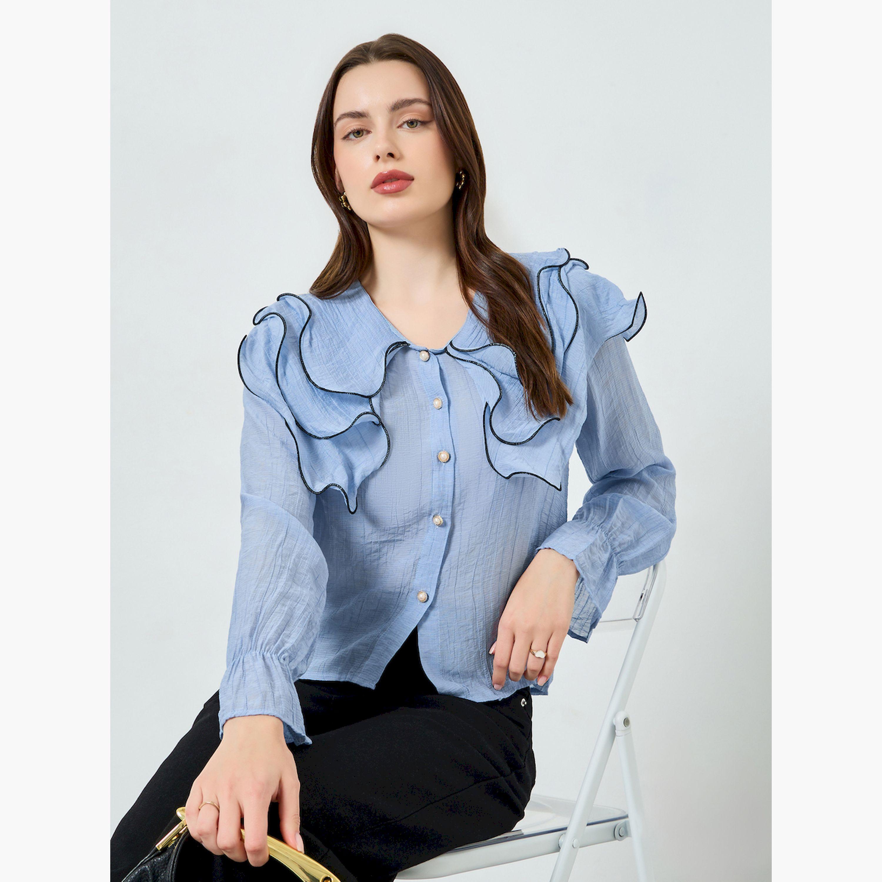 بلوزة بياقة مكشكشة-women-clothing-shirtsandblouses-blouses-image-3