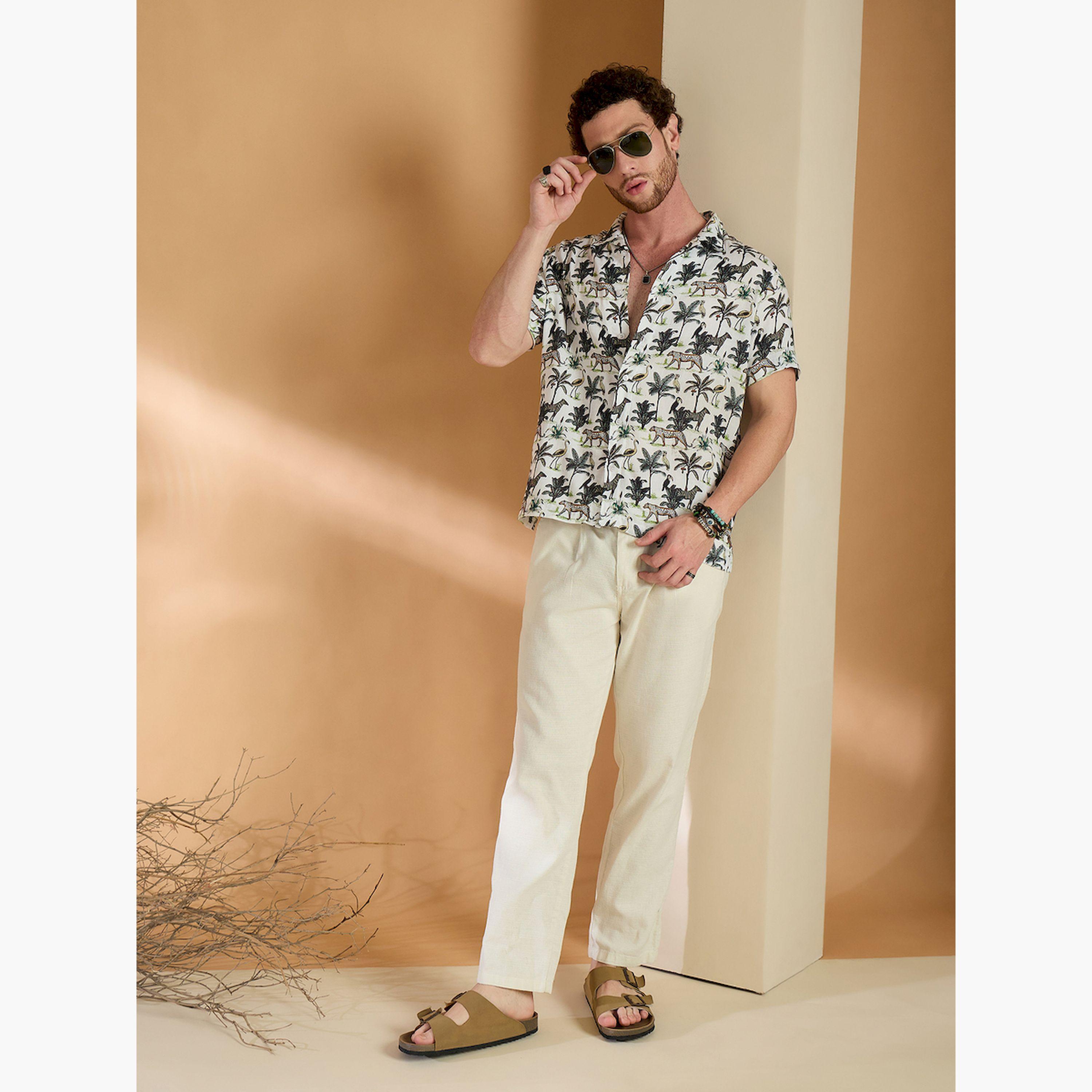 REPRISE X Styli White All Over Print Casual Shirt-men-clothing-shirts-image-2