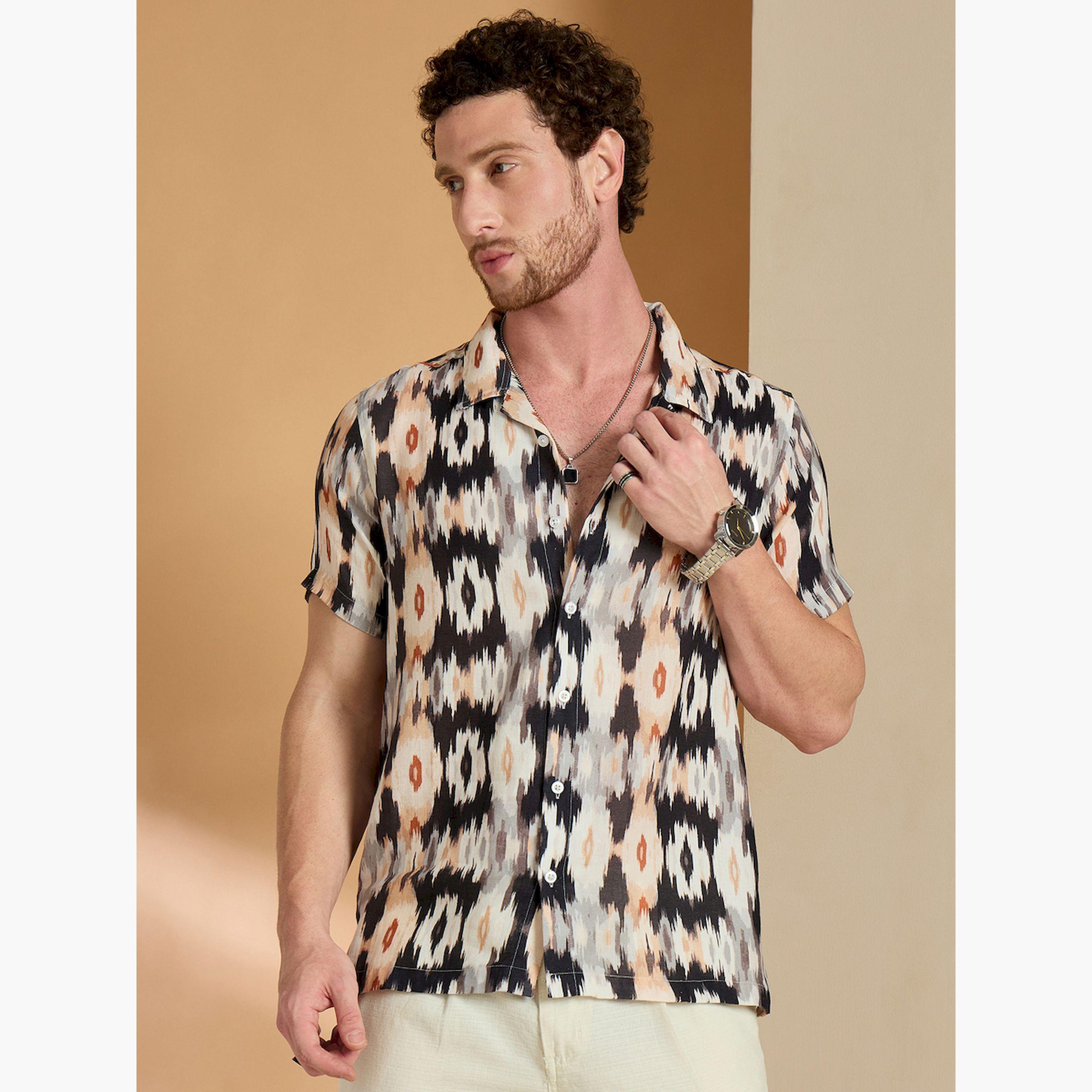 قميص كاجوال بطبعة تاي داي-men-clothing-shirts-image-1