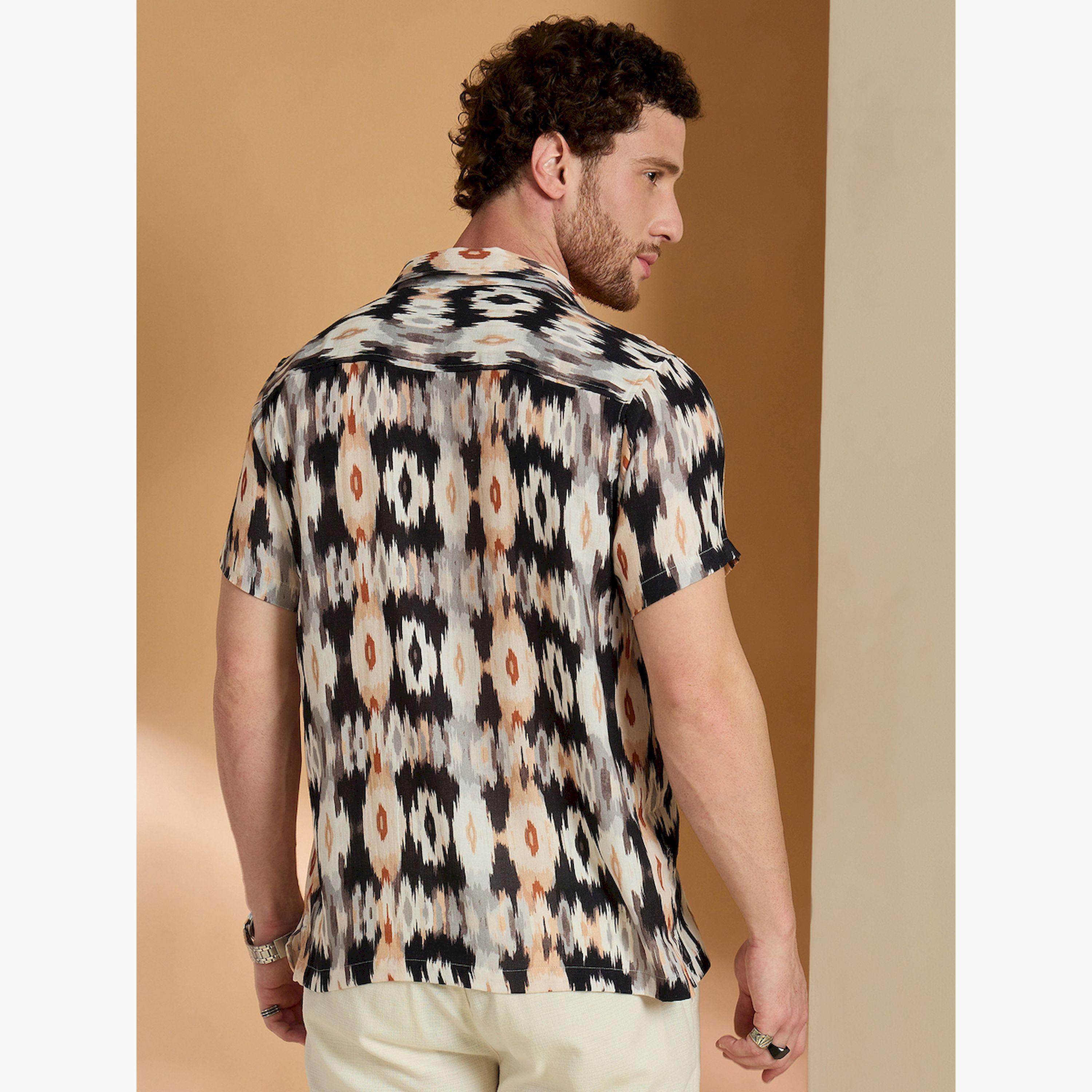قميص كاجوال بطبعة تاي داي-men-clothing-shirts-image-3
