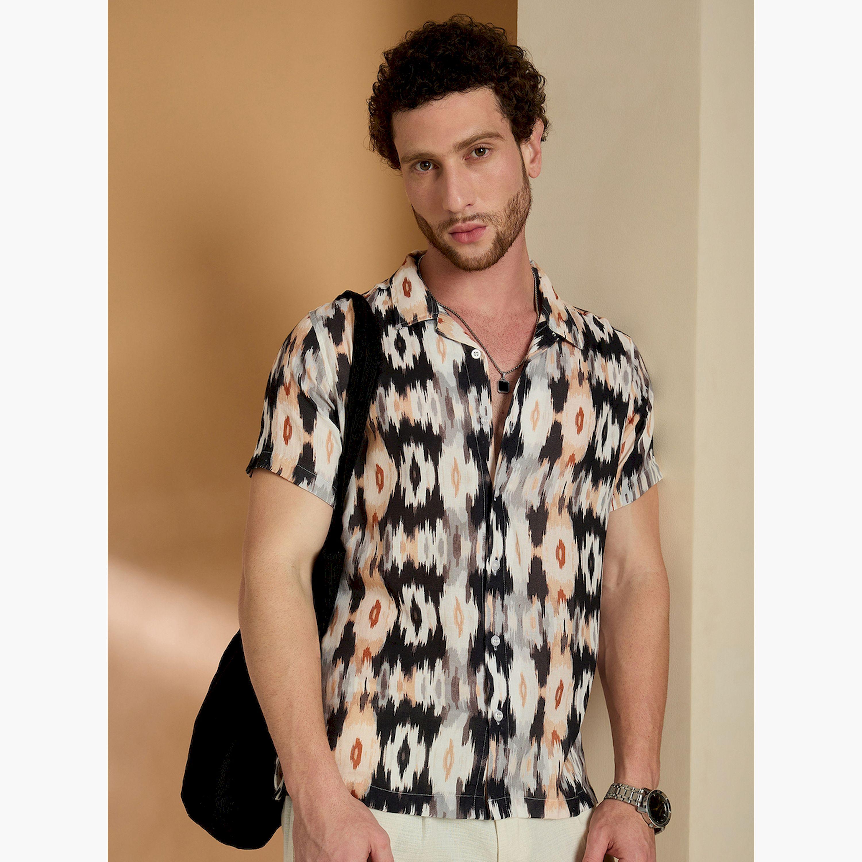 قميص كاجوال بطبعة تاي داي-men-clothing-shirts-image-6