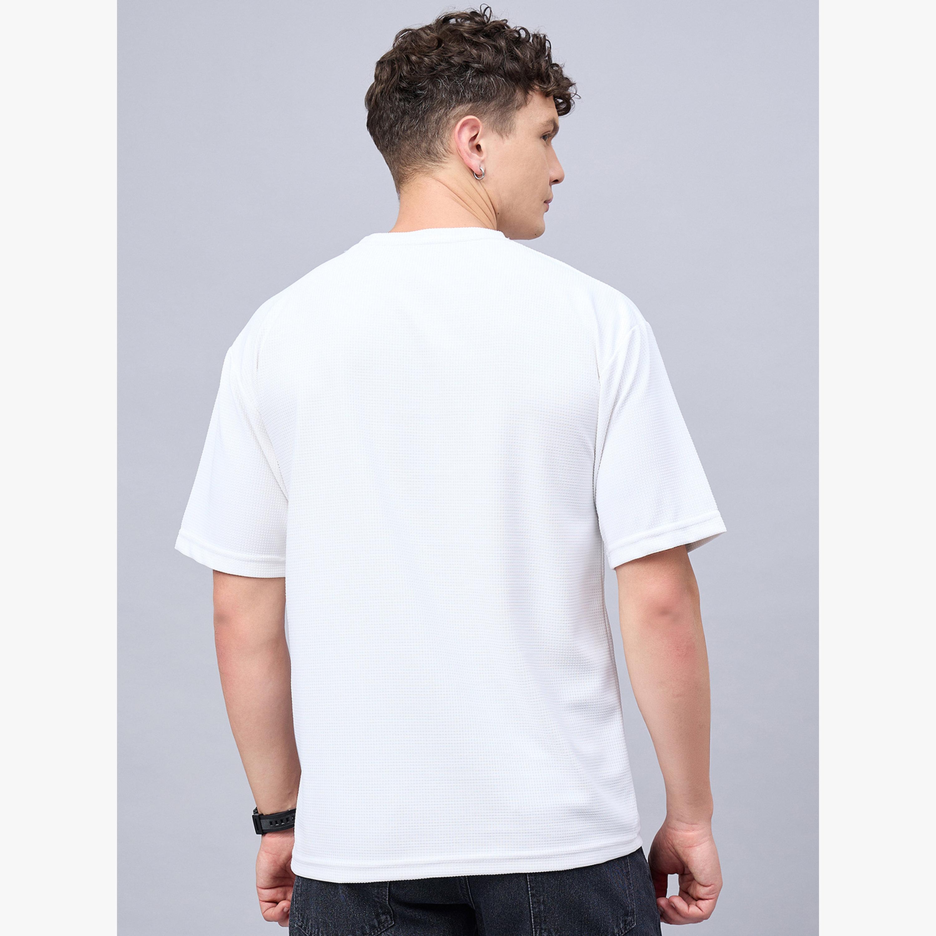 REPRISE X Styli White Textured Oversized T-Shirts-men-clothing-tshirtsandpolos-tshirts-image-3
