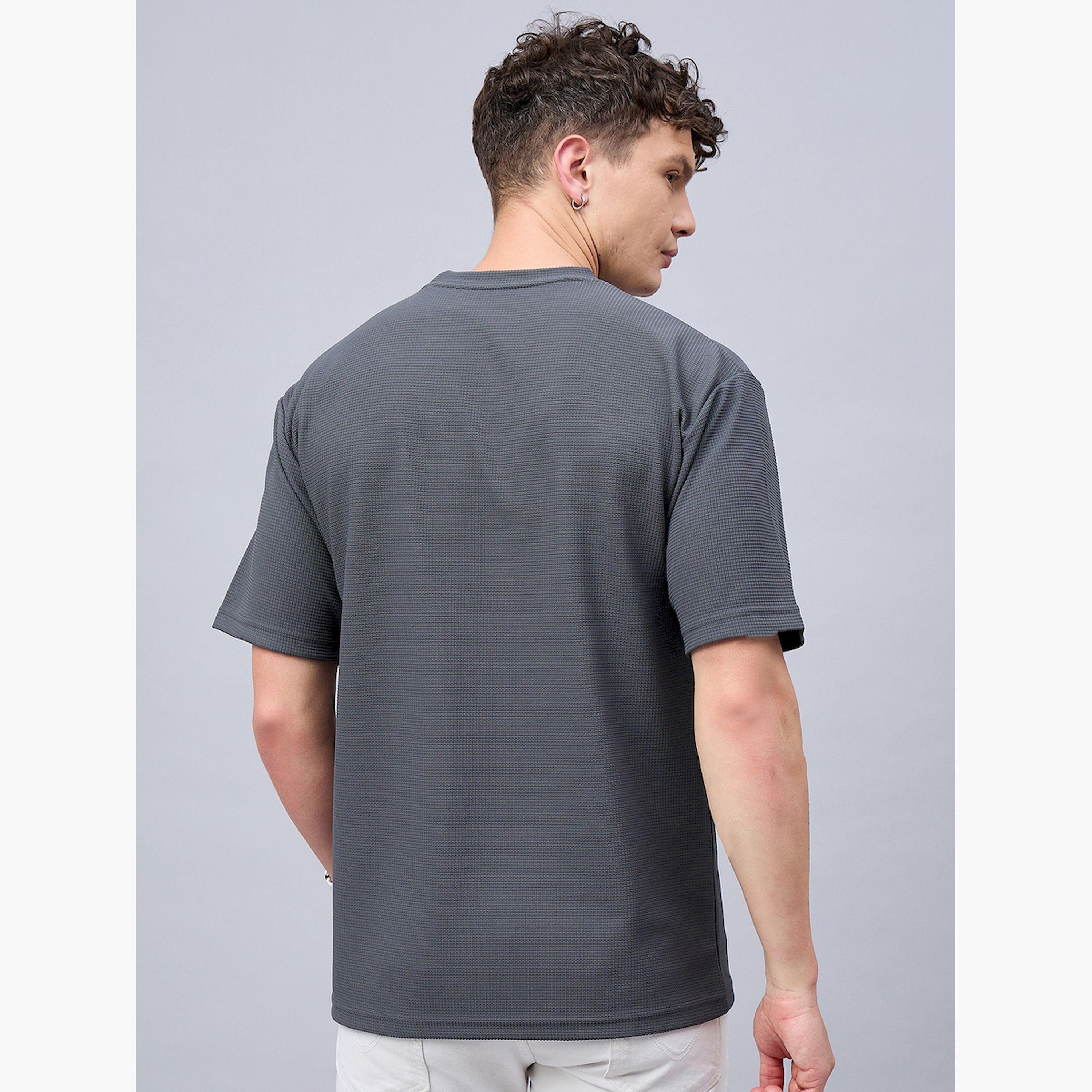 REPRISE X Styli Grey Textured Oversized T-Shirt-men-clothing-tshirtsandpolos-tshirts-image-6