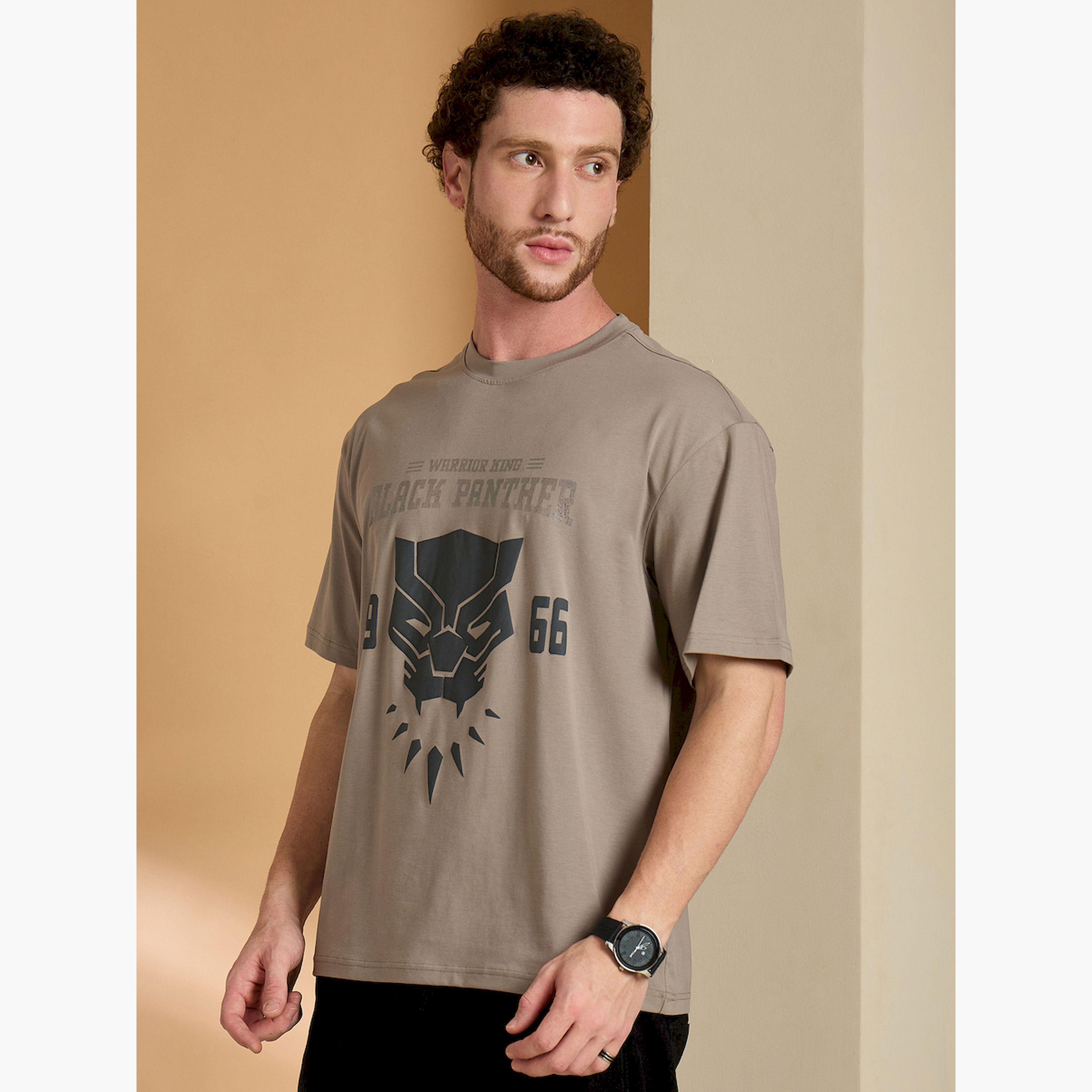 REPRISE X Styli Beige Printed Relaxed Fit T-Shirt-men-clothing-tshirtsandpolos-tshirts-image-5