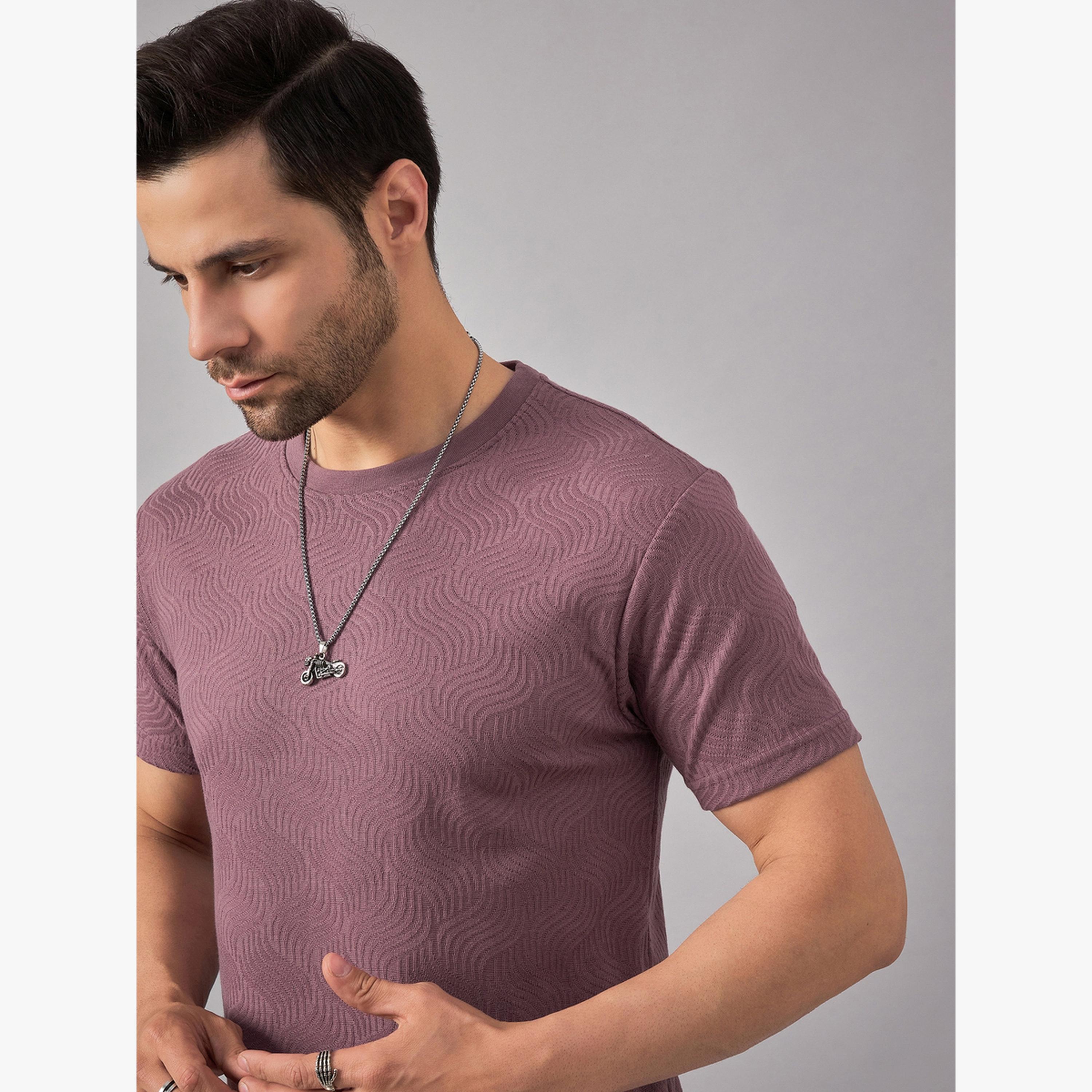 تيشيرت محبوك بملمس بارز للرجال-men-clothing-tshirtsandpolos-tshirts-image-6