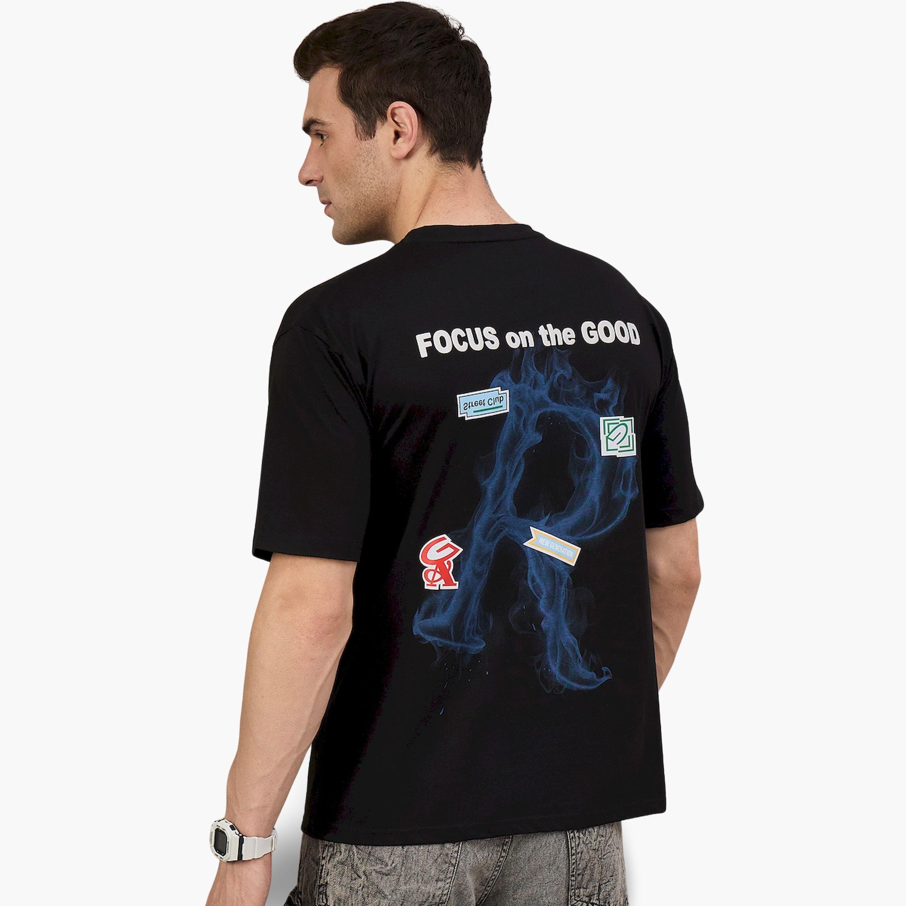 تيشيرت أسود مطبوع وقصة مريحة-men-clothing-tshirtsandpolos-tshirts-image-3