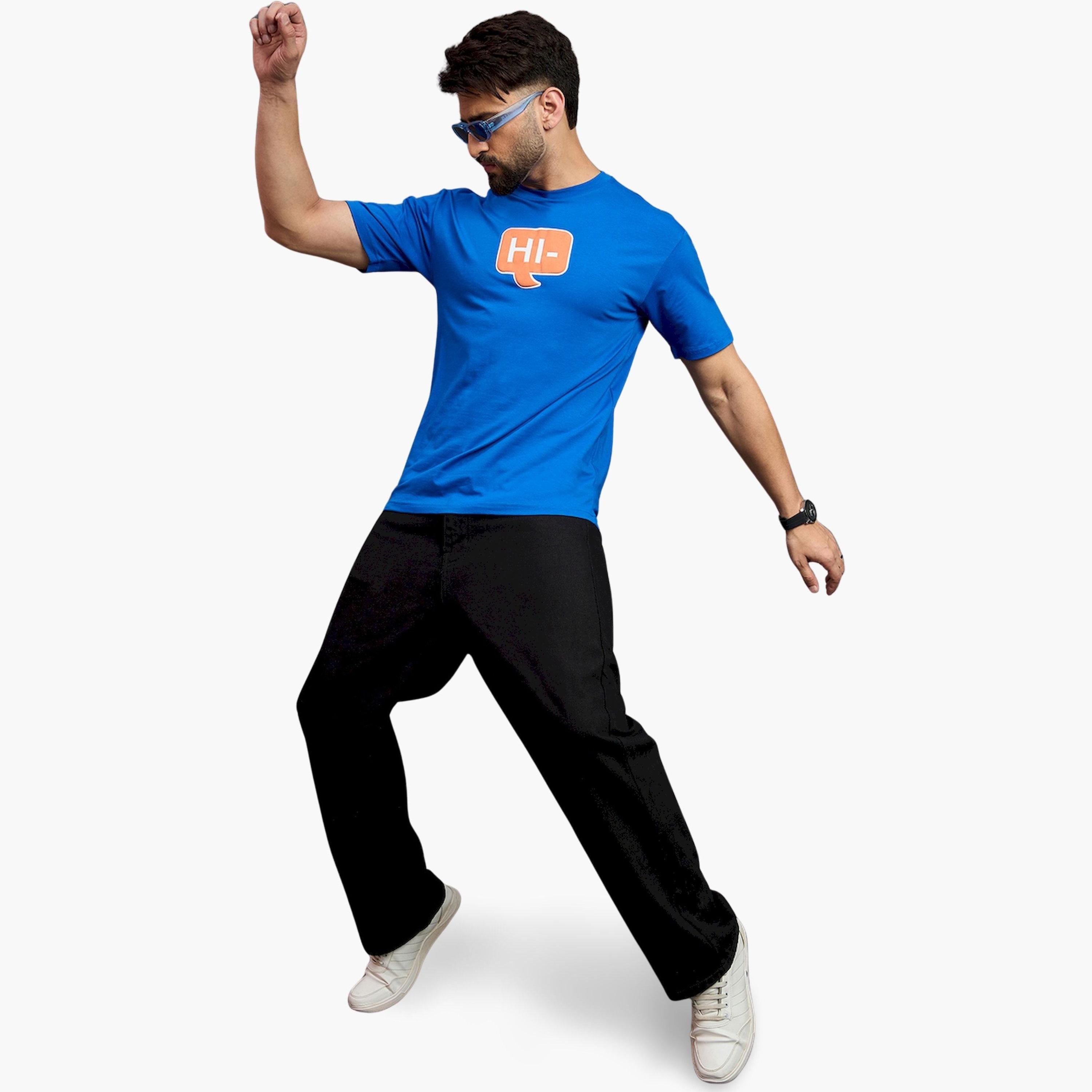 تيشيرت أزرق ملكي بياقة دائرية ومطبوع-men-clothing-tshirtsandpolos-tshirts-image-2