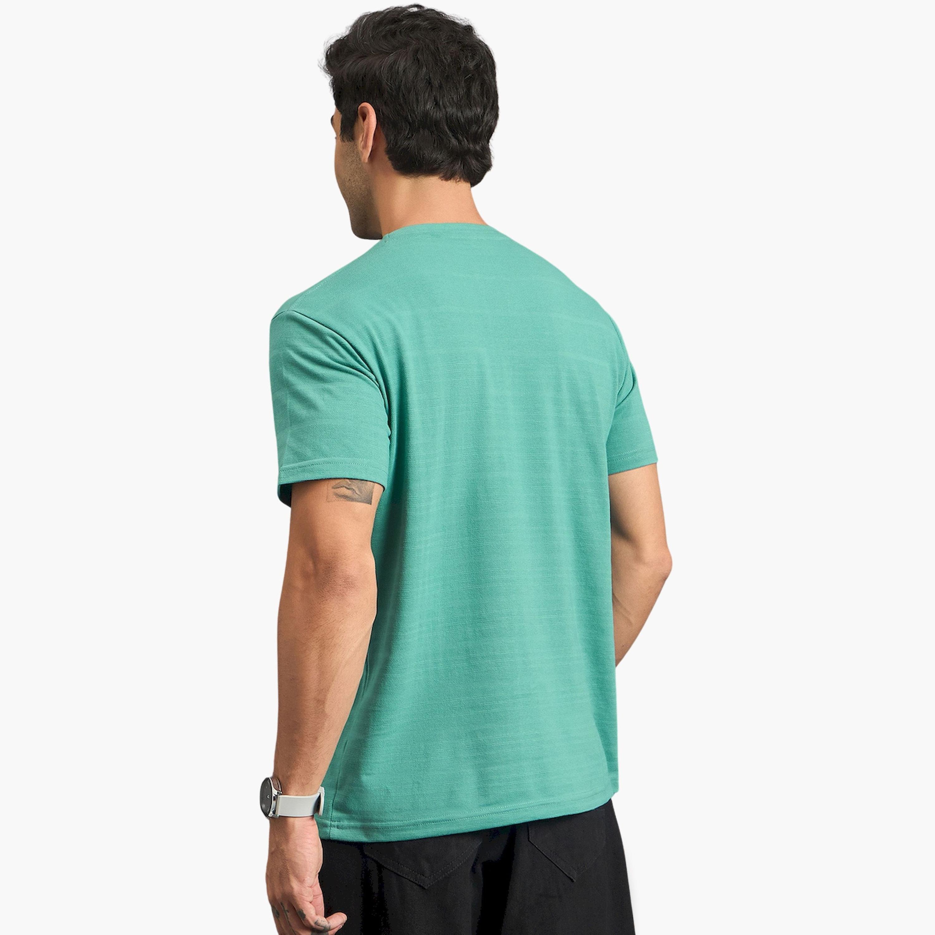 REPRISE X Styli Green Round Neck Printed T-Shirt-men-clothing-tshirtsandpolos-tshirts-image-6
