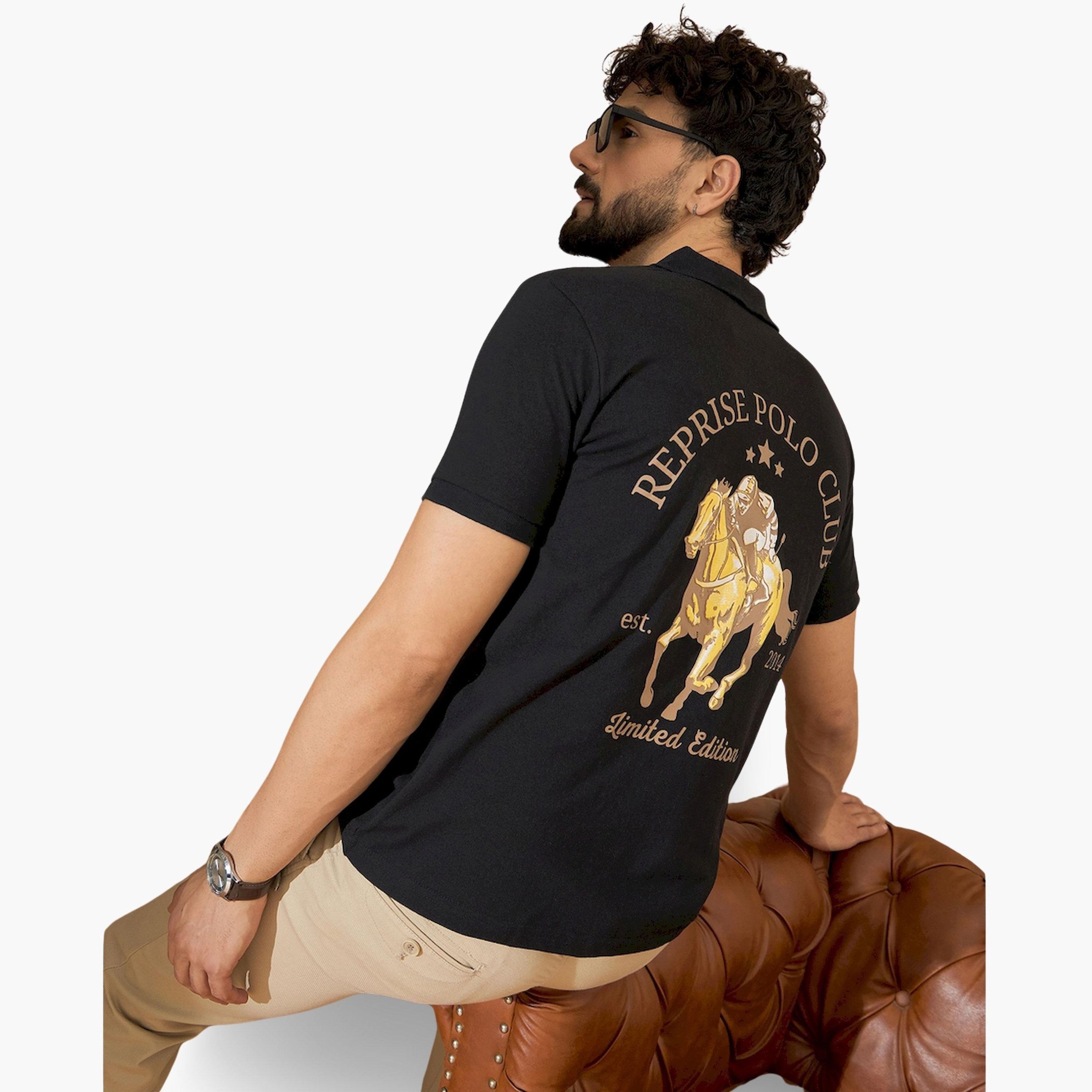 REPRISE X Styli Black Graphic Print Regular Fit Polo-men-clothing-tshirtsandpolos-polos-image-6