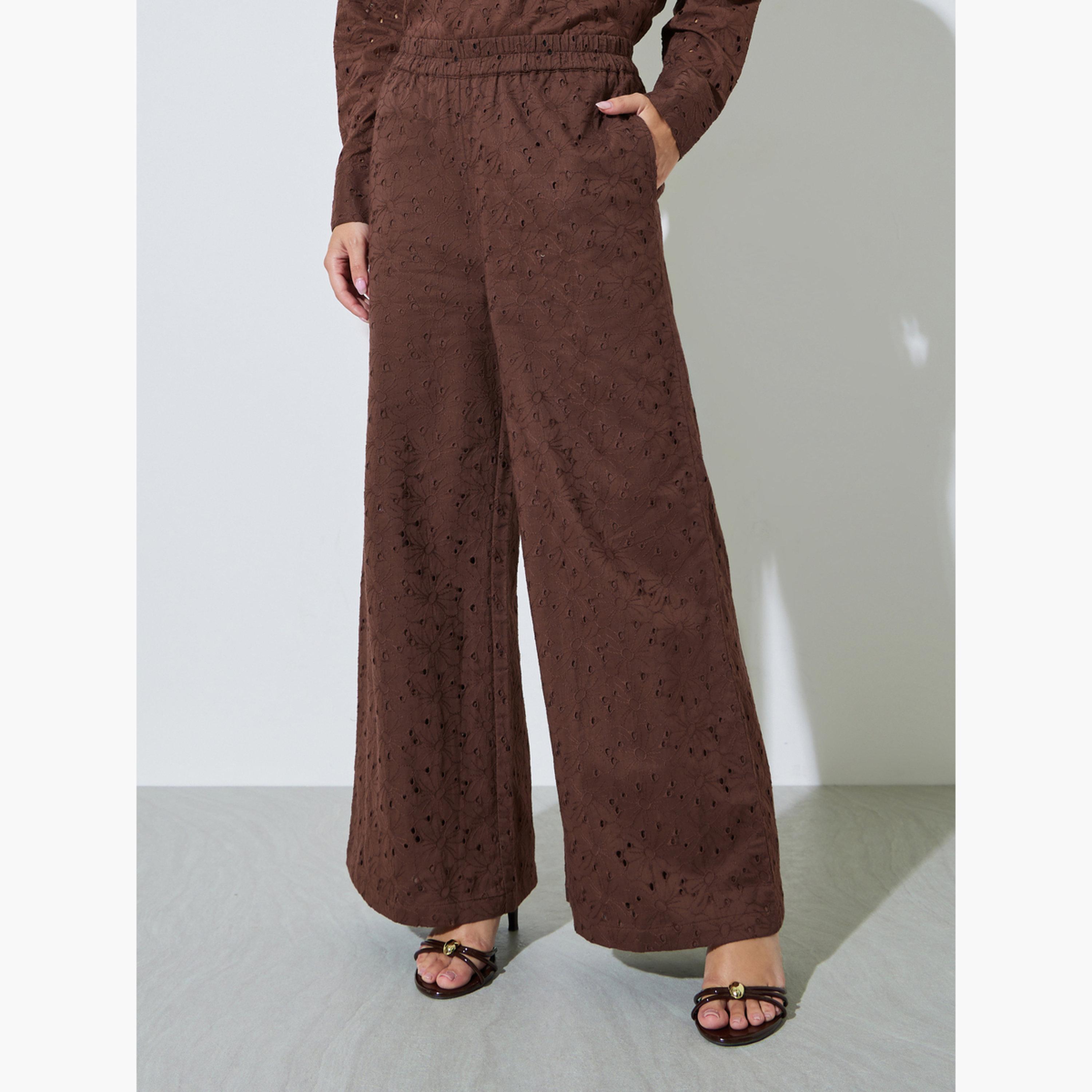 مجموعة من بنطال وبلوزة قطن شيفرلي-women-clothing-coordsets-image-5