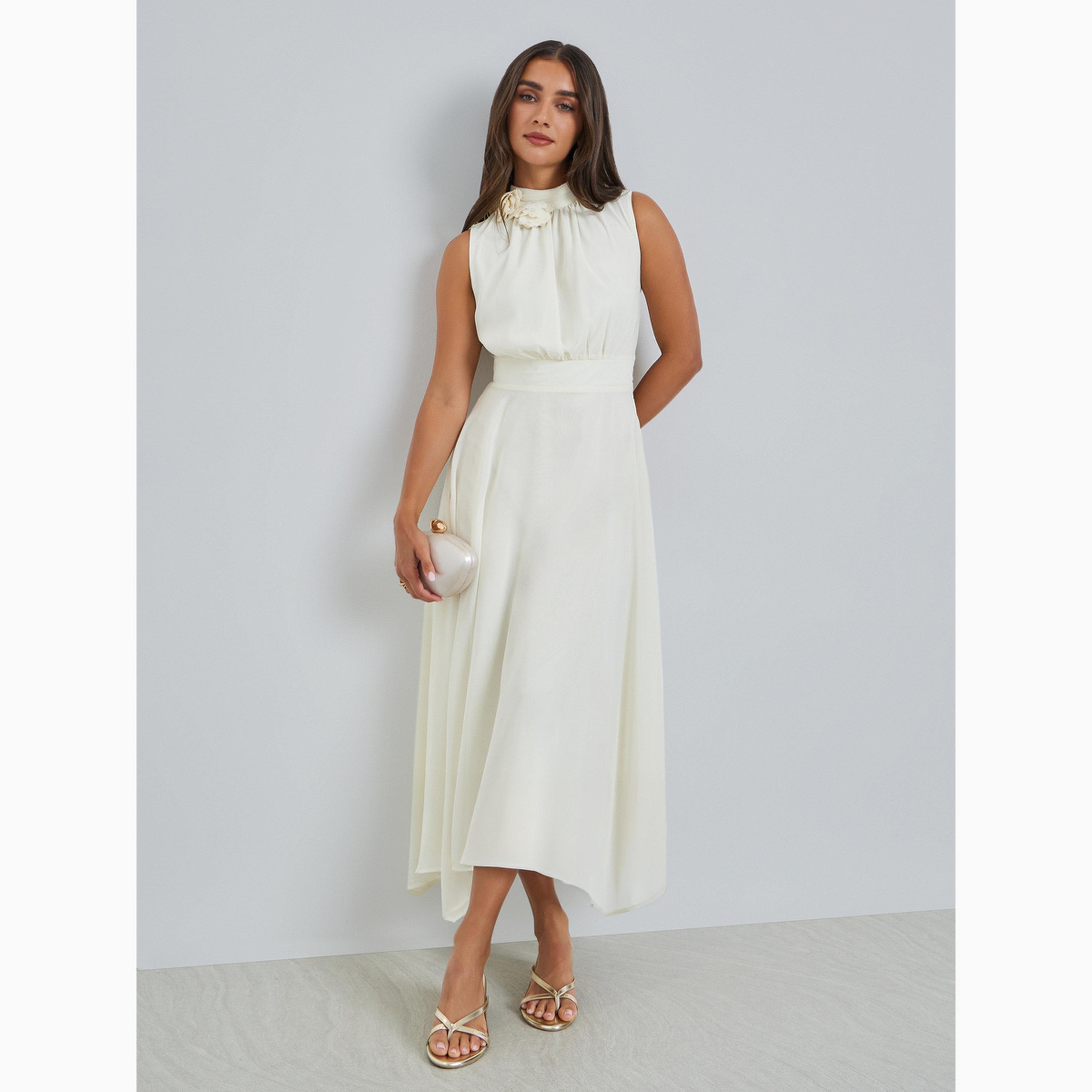 فستان سهرة طويل بتفاصيل كورسيه-women-clothing-dresses-image-1