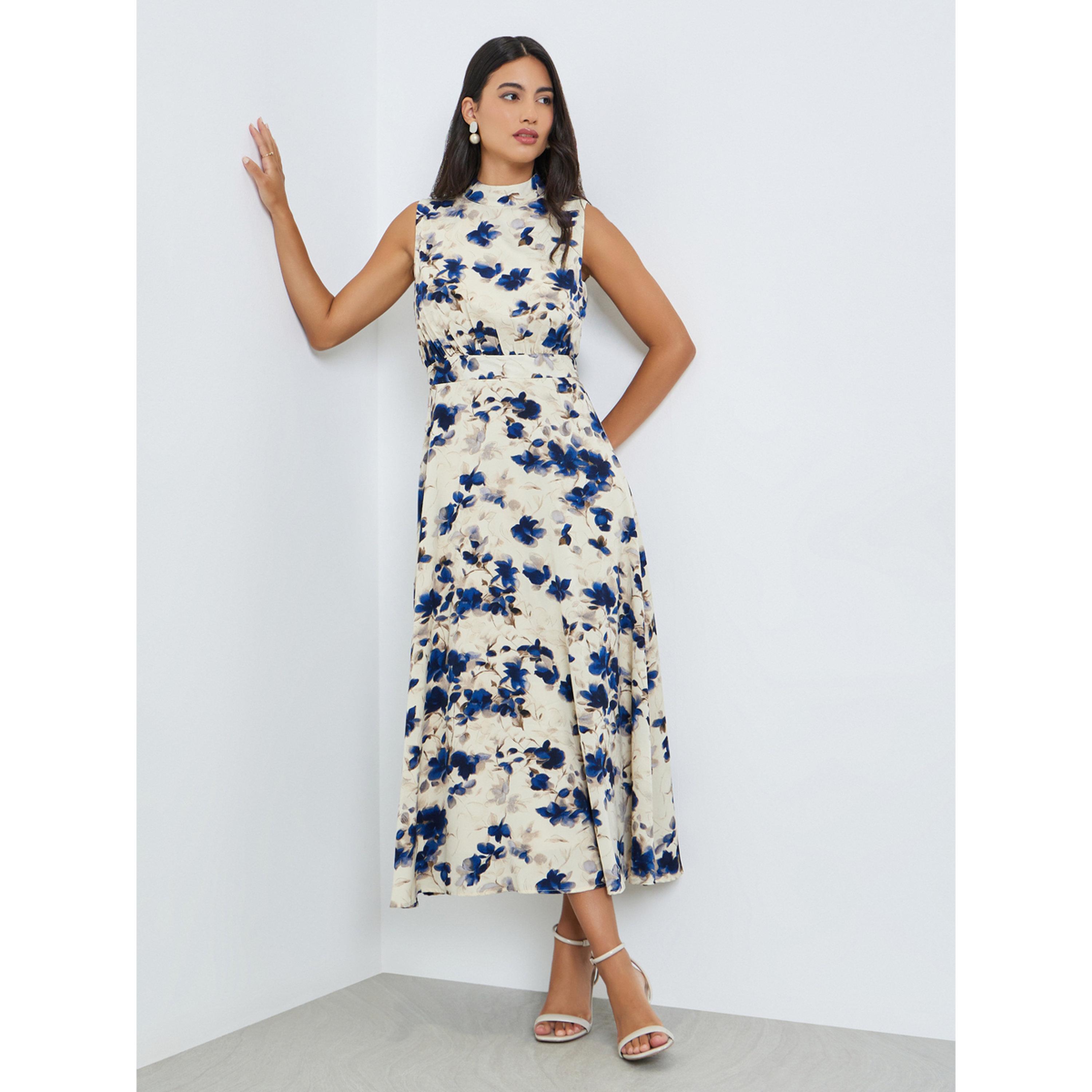 Styli Floral Sleeveless A-Line Maxi Dress-women-clothing-dresses-image-1