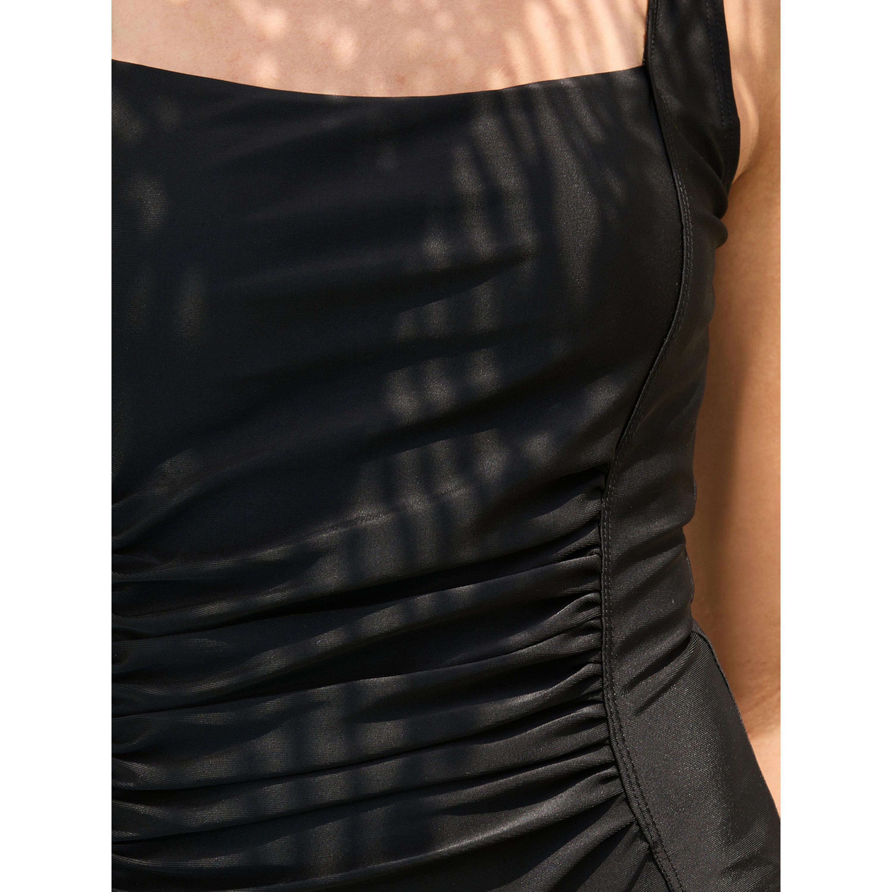 ملابس سباحة بياقة مربعة وتفاصيل مزمومة-women-clothing-swimandbeach-swim-swimsuits-image-4