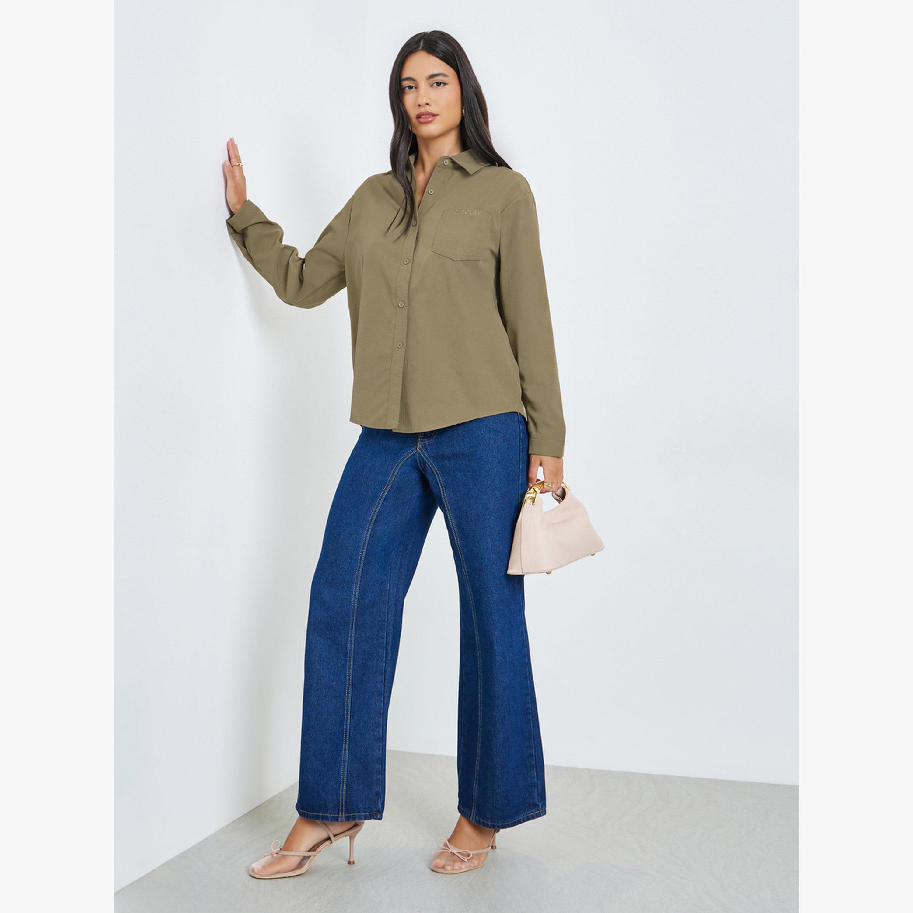 بلوزة طويلة مطرزة بأكمام طويلة-women-clothing-shirtsandblouses-shirts-image-2