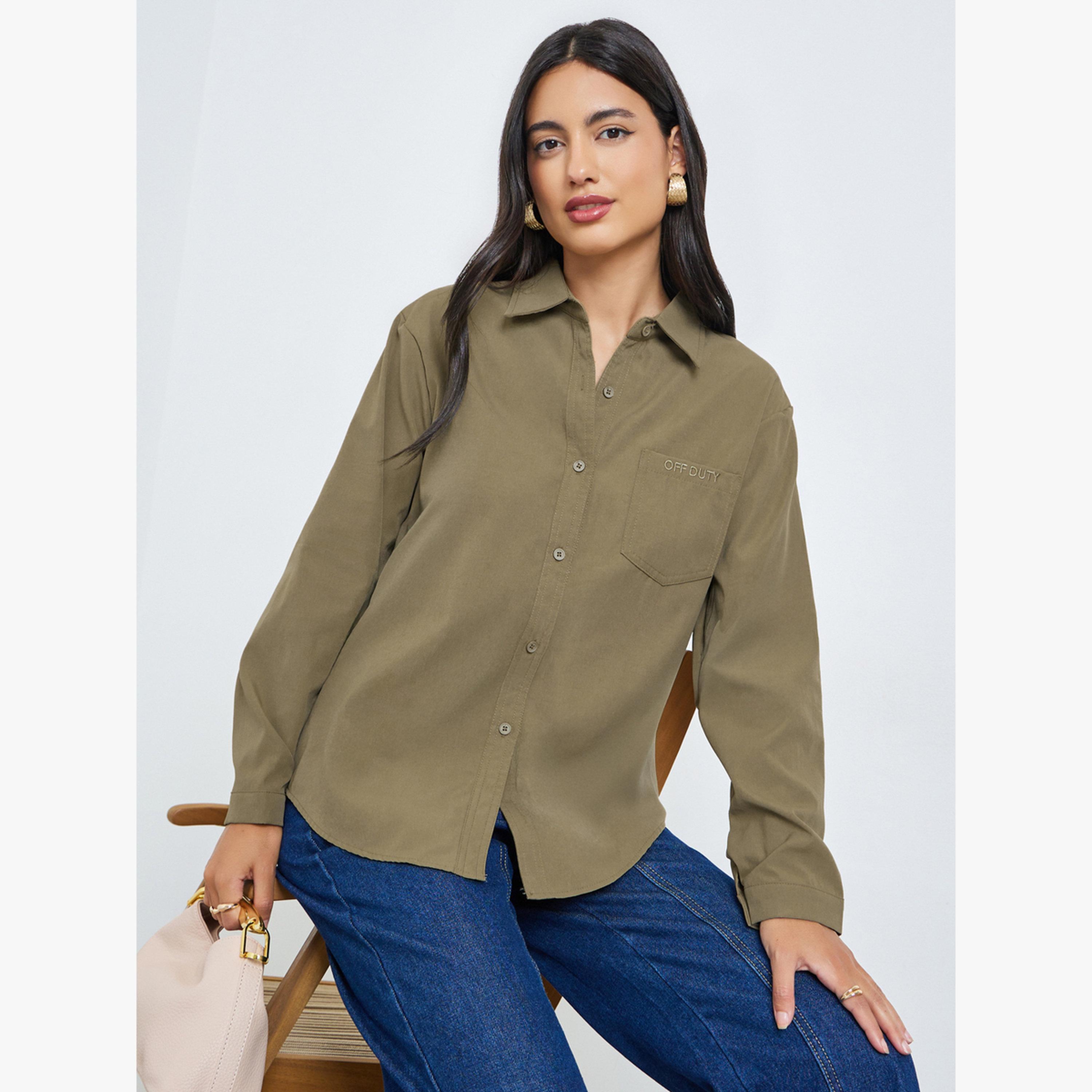 Styli Longline Embroidered Long Sleeve Shirt-women-clothing-shirtsandblouses-shirts-image-3