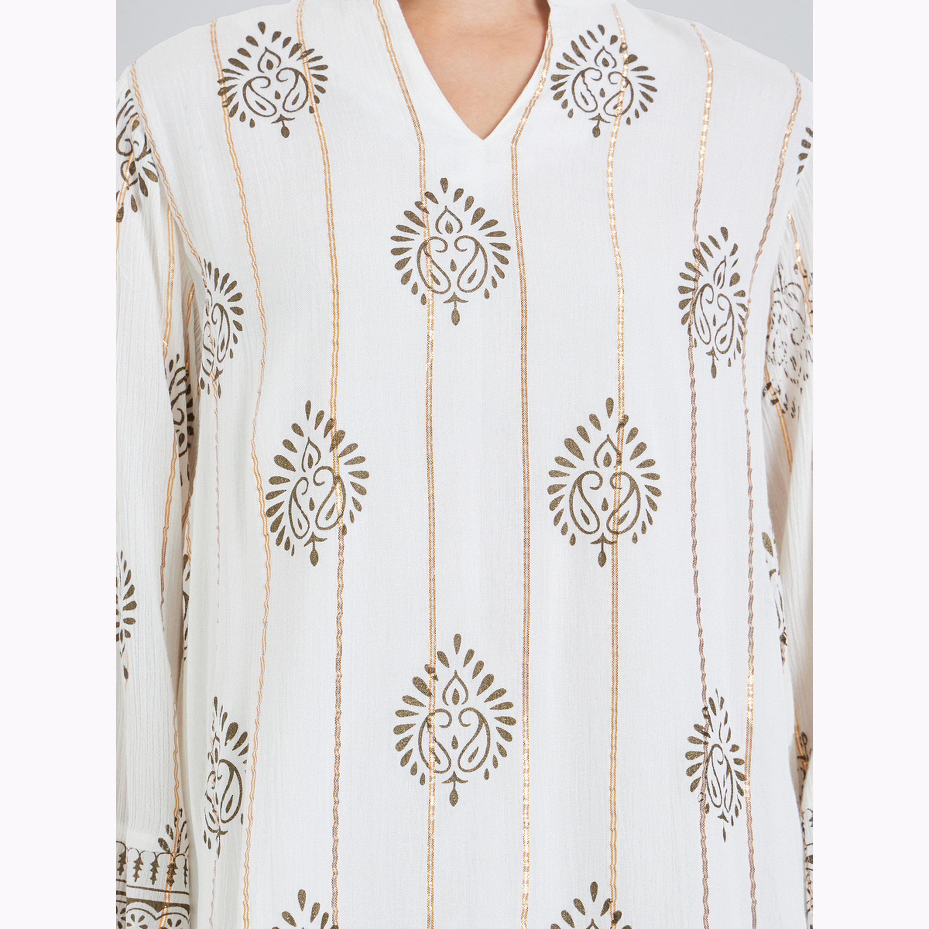جلابية بياقة وطبعة فويل-women-arabicclothing-jalabiyas-image-5