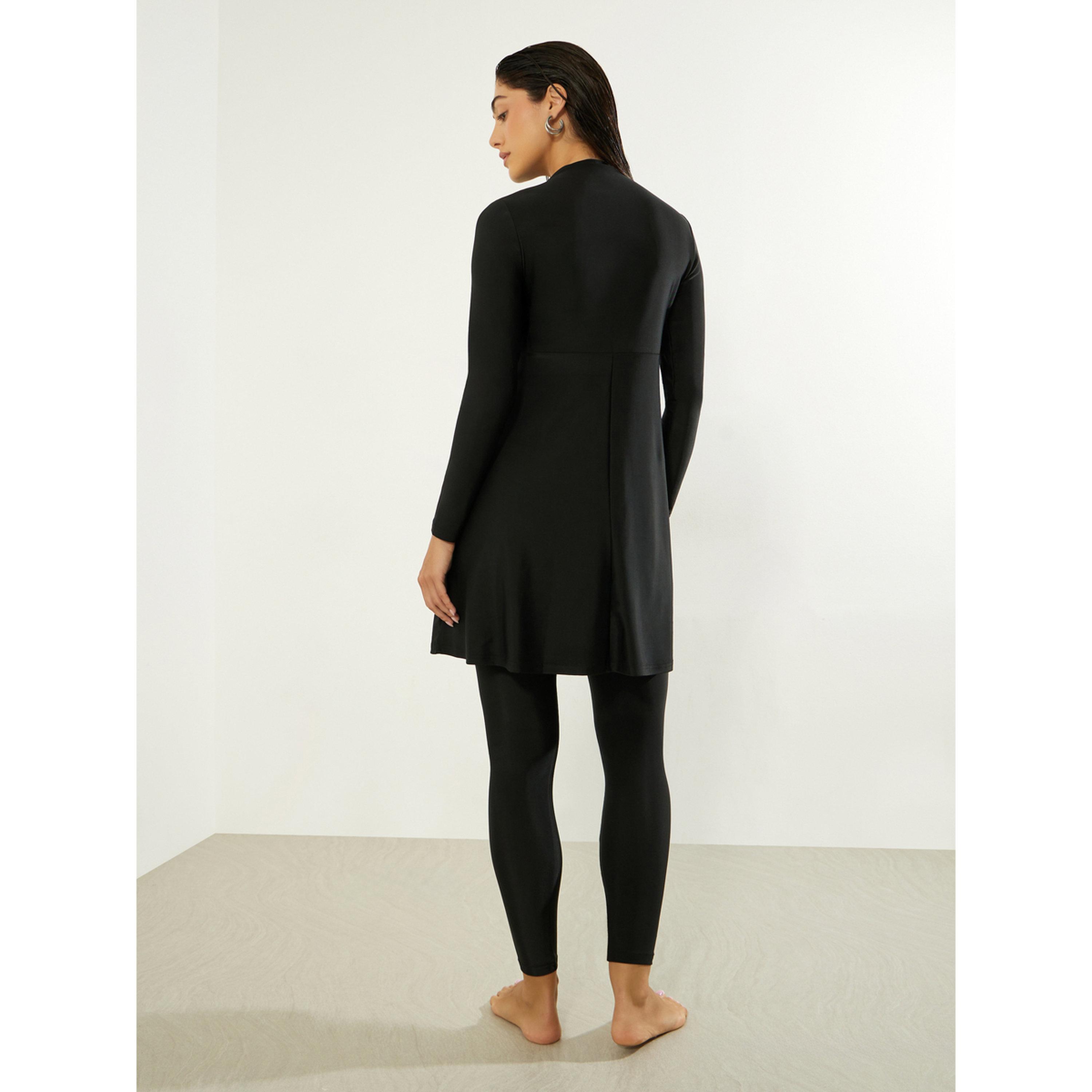 Styli Pack of 2 - Full Sleeve High Neck Tunic and Leggings Burkini Set-women-clothing-swimandbeach-swim-burkinis-image-4