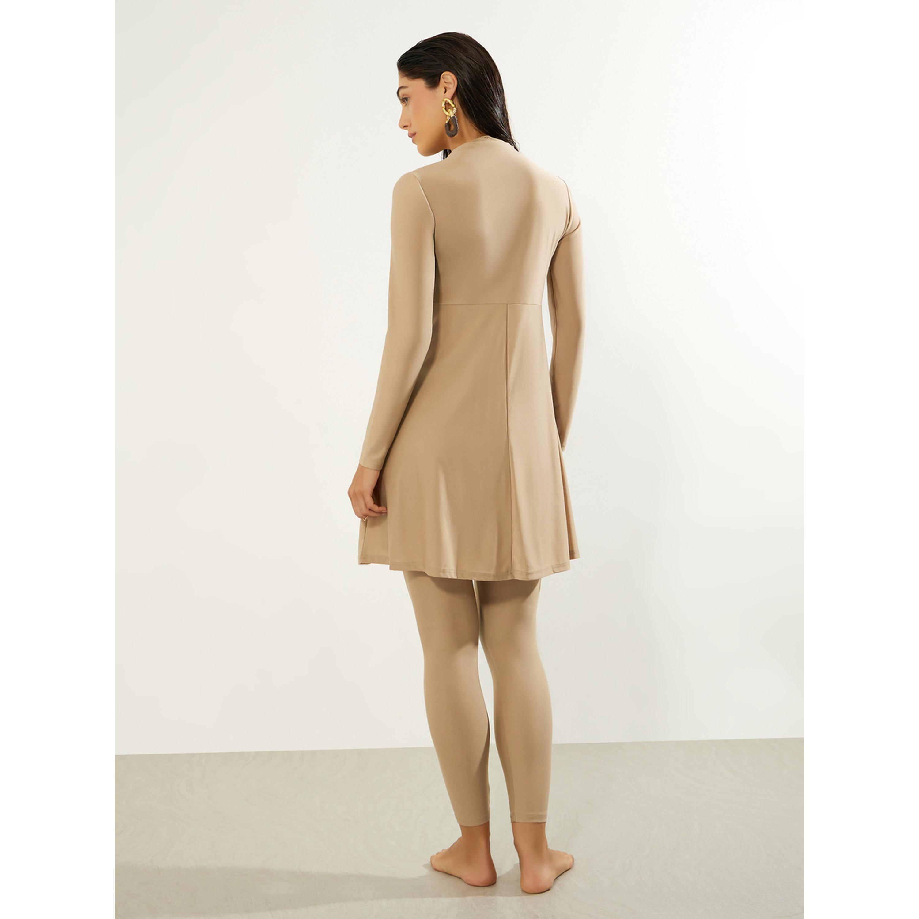 Styli Pack of 2 - Full Sleeve High Neck Tunic and Leggings Burkini Set-women-clothing-swimandbeach-swim-burkinis-image-4