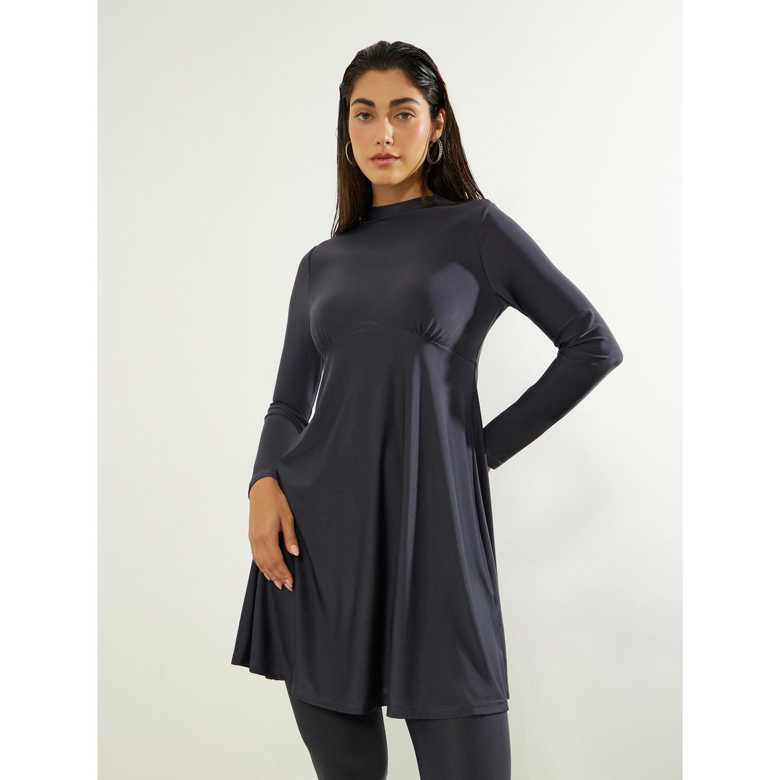 طقم بوركيني 2 قطعة من ليقنز وبلوزة تونيك بياقة عالية وأكمام طويلة-women-clothing-swimandbeach-swim-burkinis-image-3