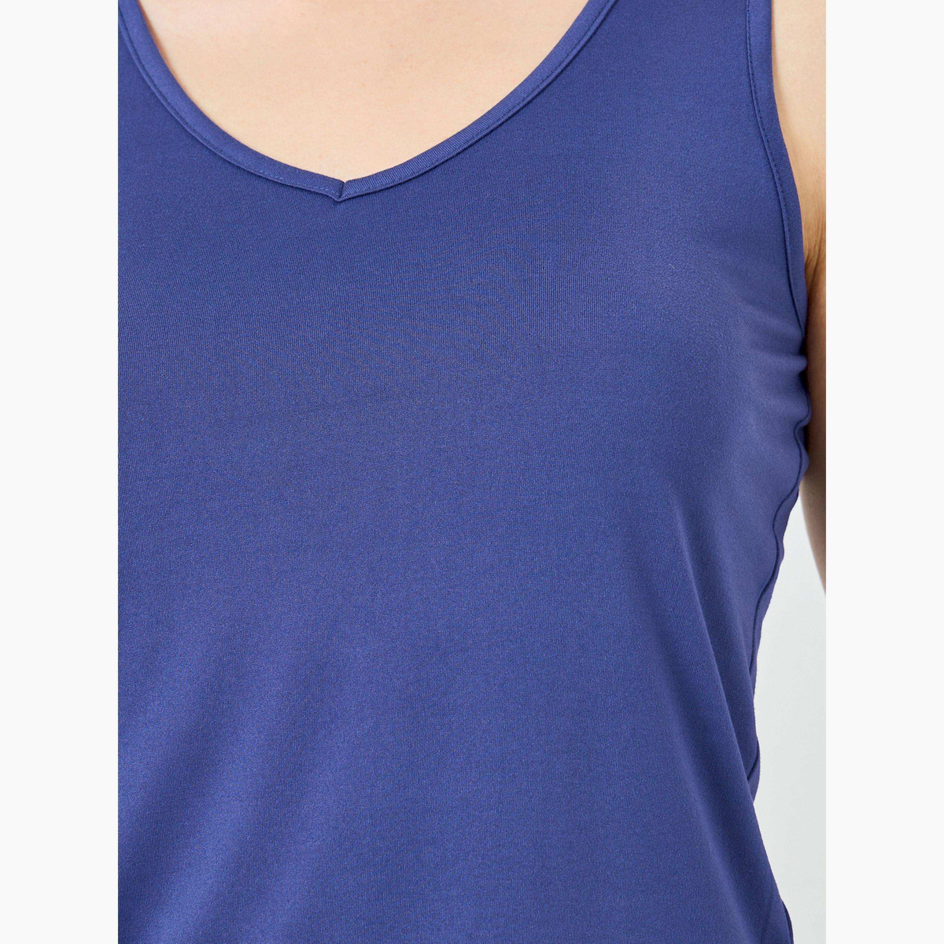 Styli Blue Sleeveless Top and Floral Printed Pyjama Set-women-clothing-nightwear-pyjamas-longsets-image-5
