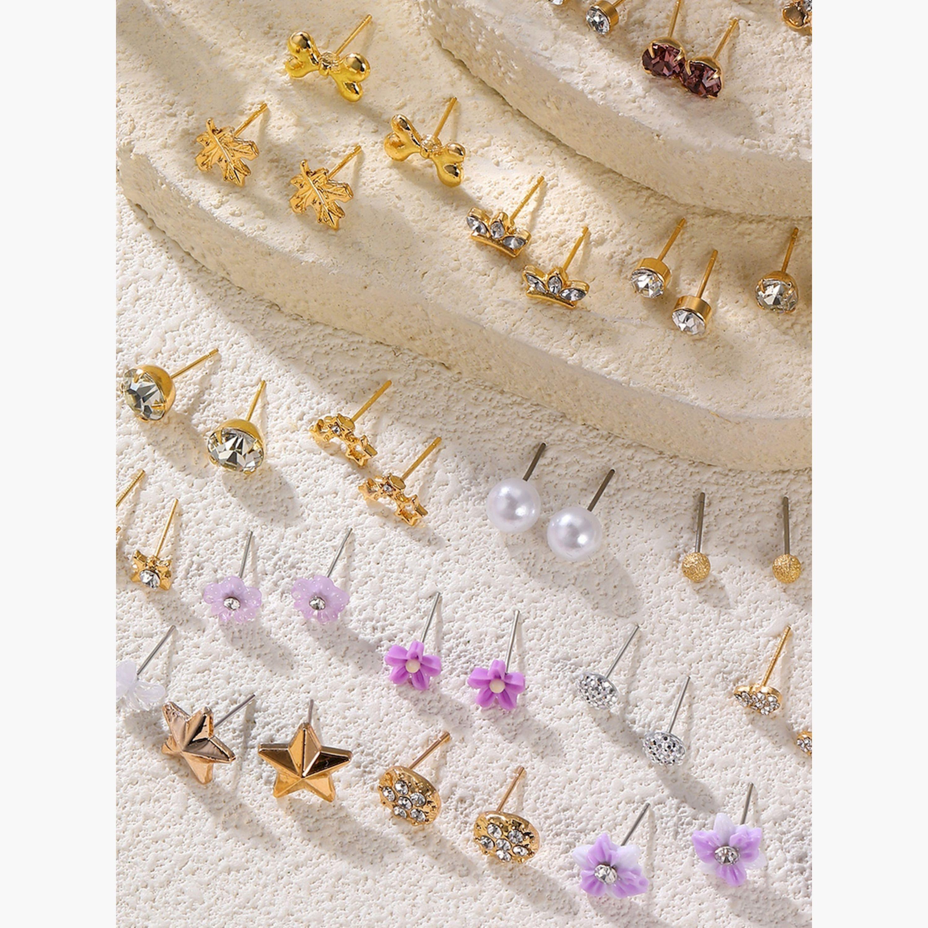 Take Two Set of 30 - Assorted Stud Earrings-women-watchesandjewellery-jewellery-earrings-image-4