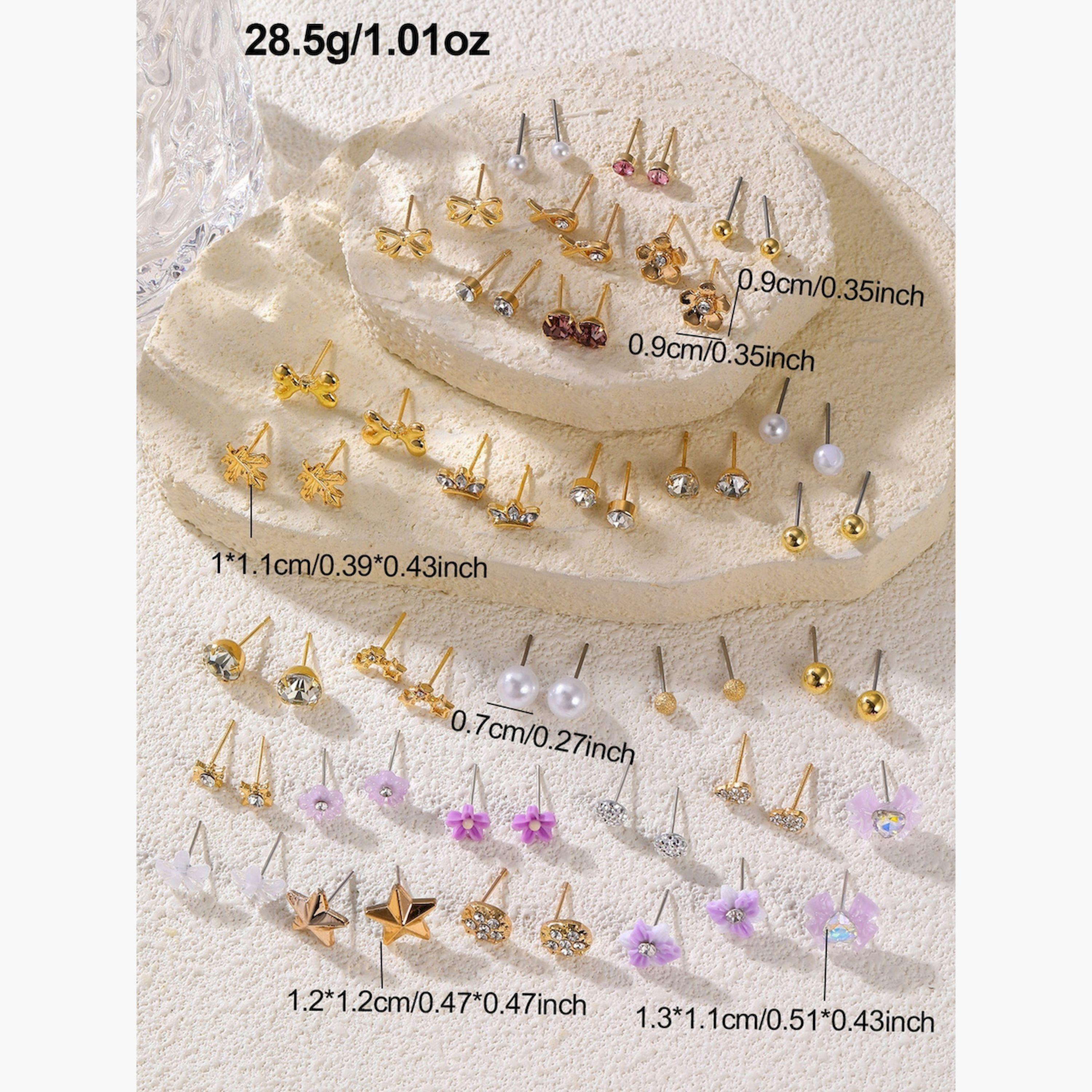 Take Two Set of 30 - Assorted Stud Earrings-women-watchesandjewellery-jewellery-earrings-image-5