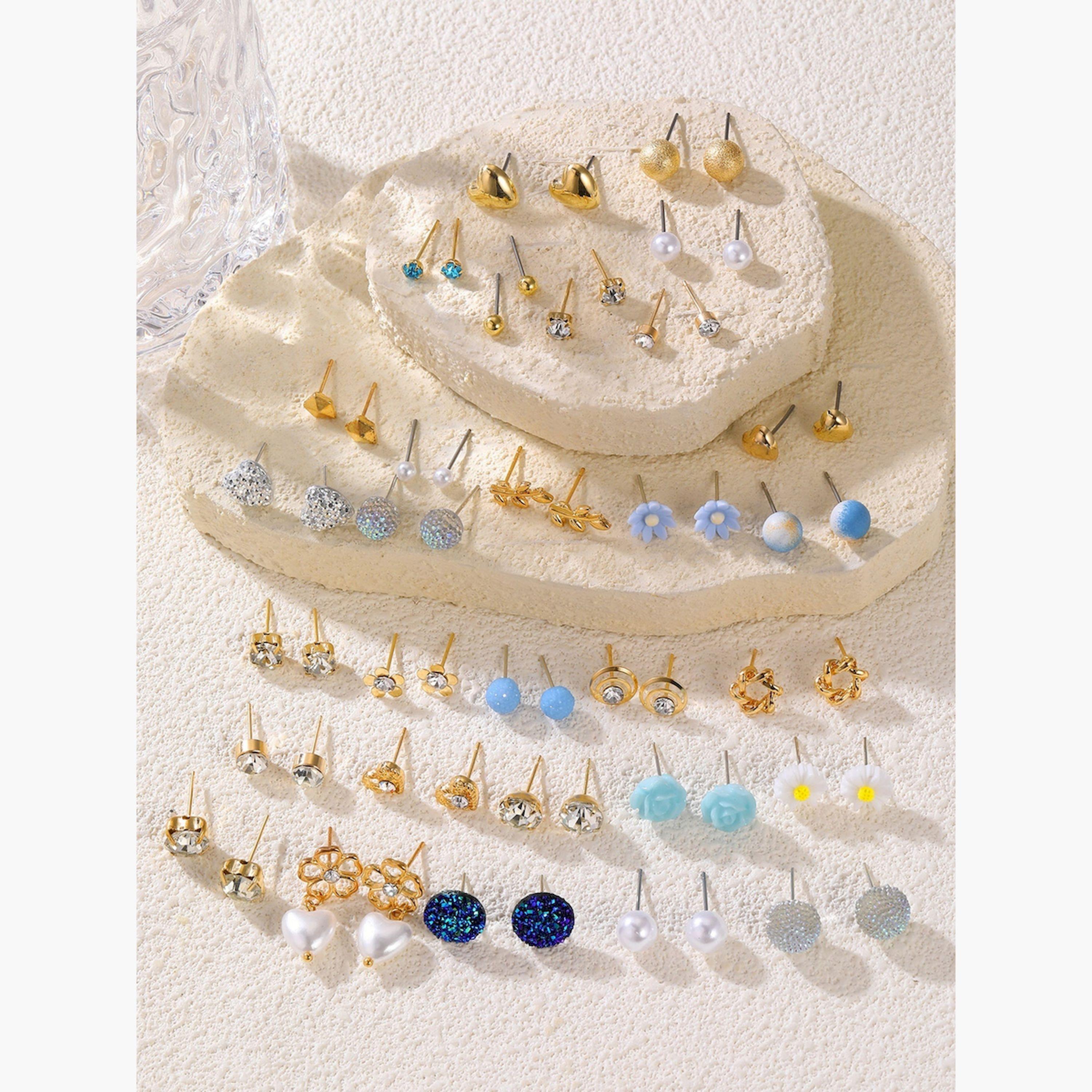 Take Two Set of 30 - Assorted Stud Earrings-women-watchesandjewellery-jewellery-earrings-image-4