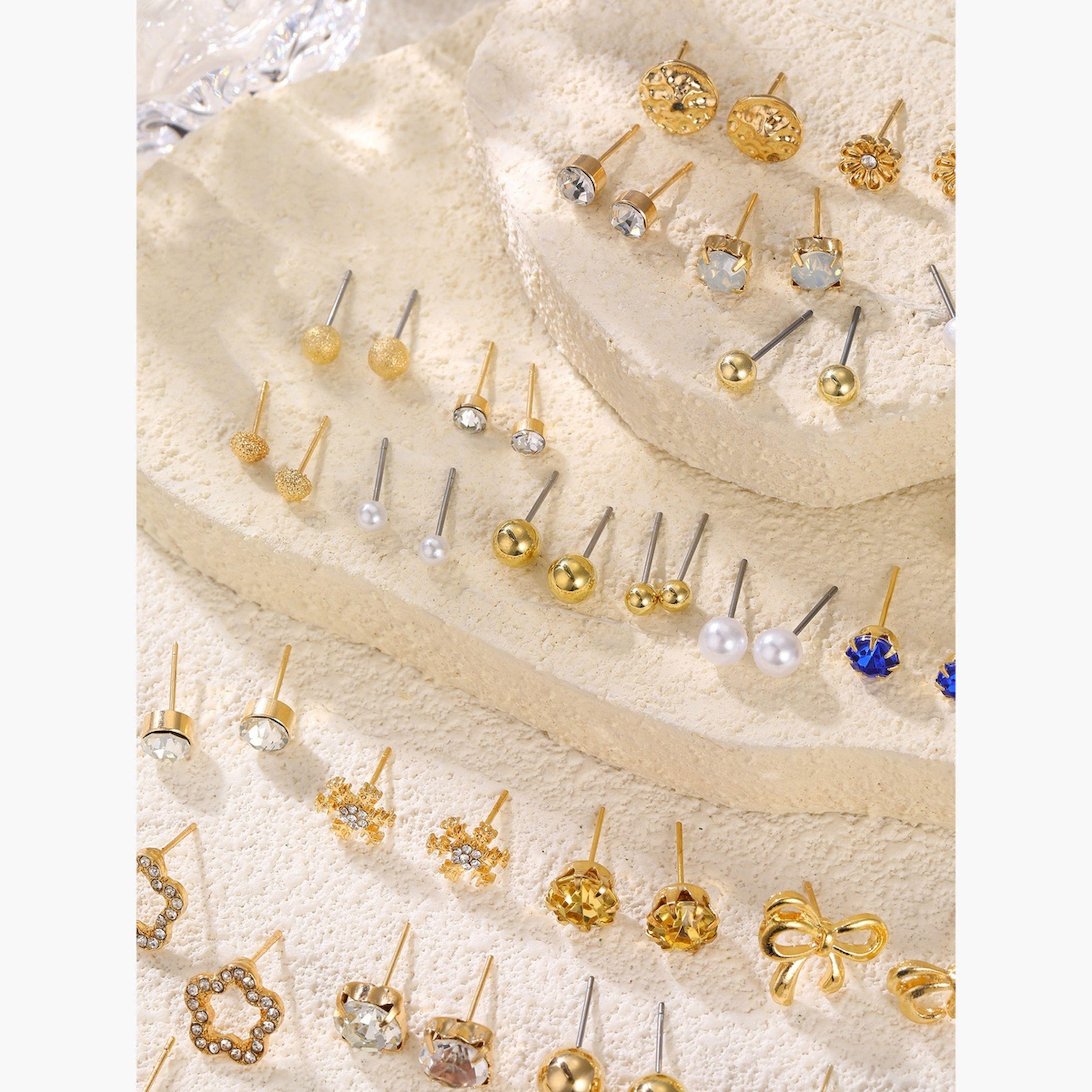 Take Two Set of 30 - Assorted Stud Earrings-women-watchesandjewellery-jewellery-earrings-image-2