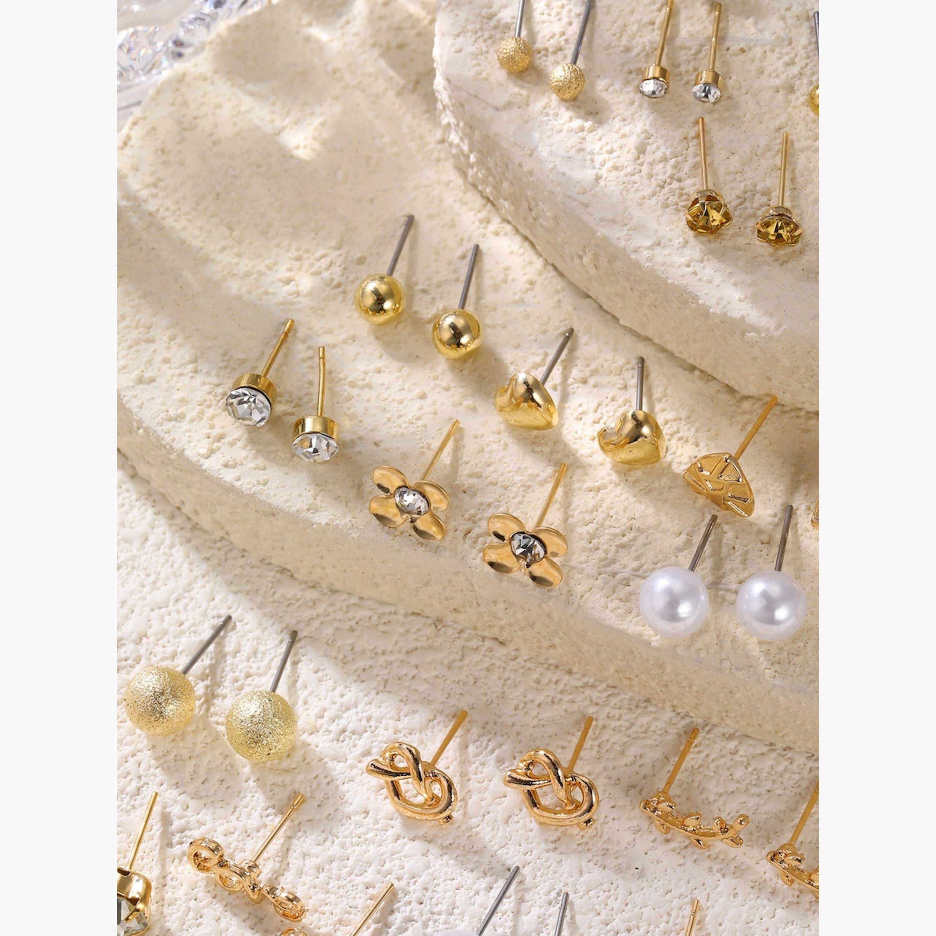 مجموعة من 30 زوج أقراط صغيرة متنوعة-women-watchesandjewellery-jewellery-earrings-image-3