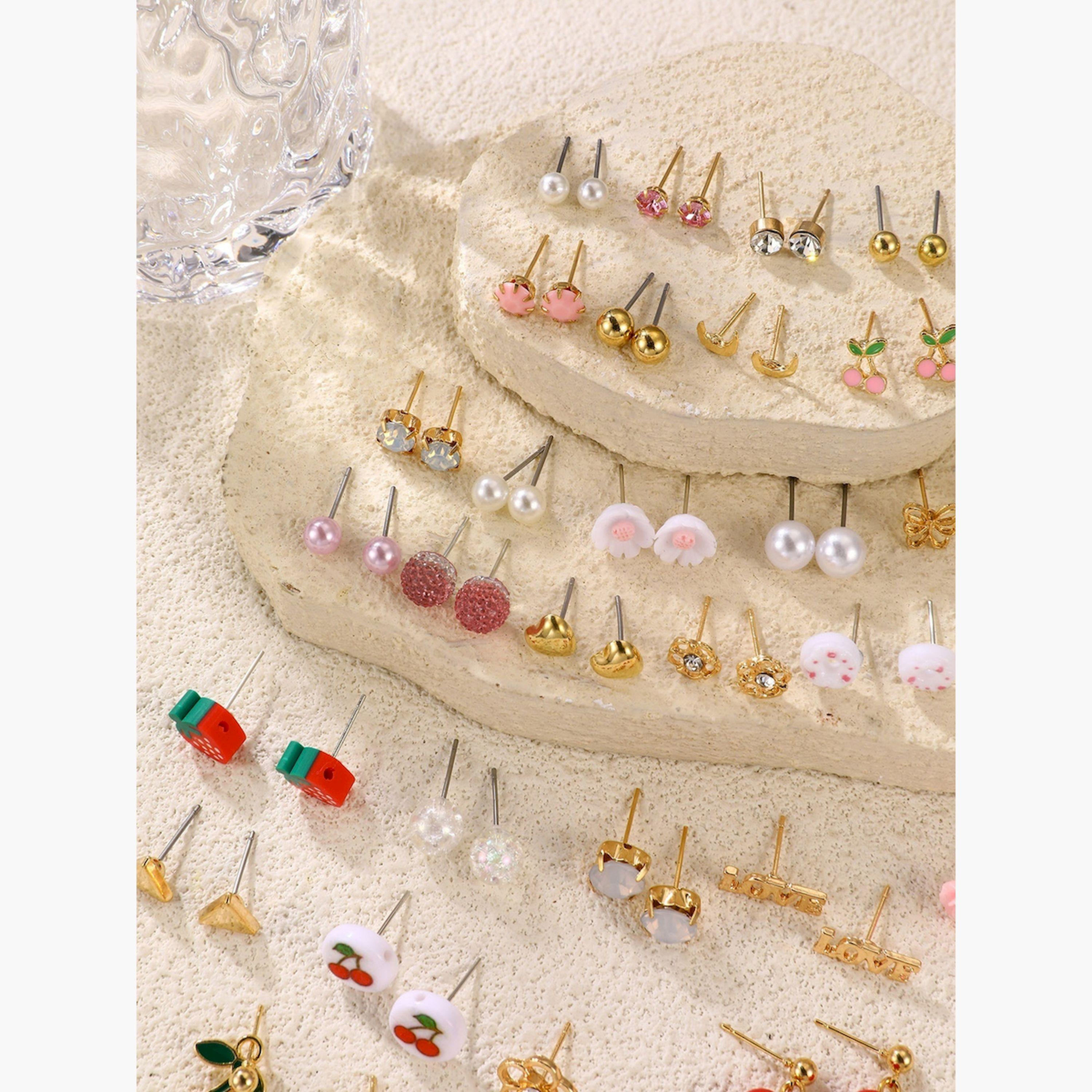 Take Two Set of 30 - Assorted Stud Earrings-women-watchesandjewellery-jewellery-earrings-image-3