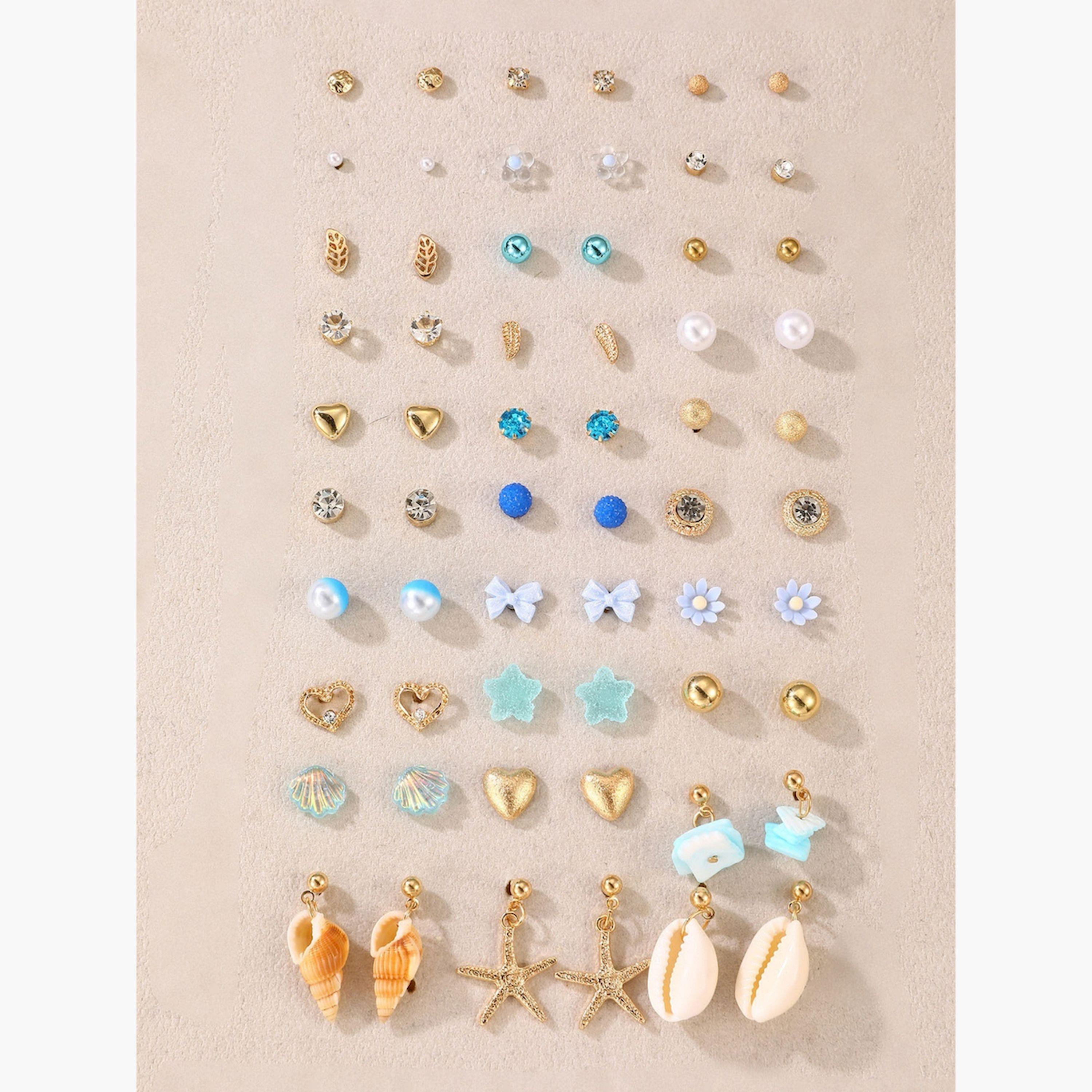 Take Two Set of 30 - Assorted Stud Earrings-women-watchesandjewellery-jewellery-earrings-image-1