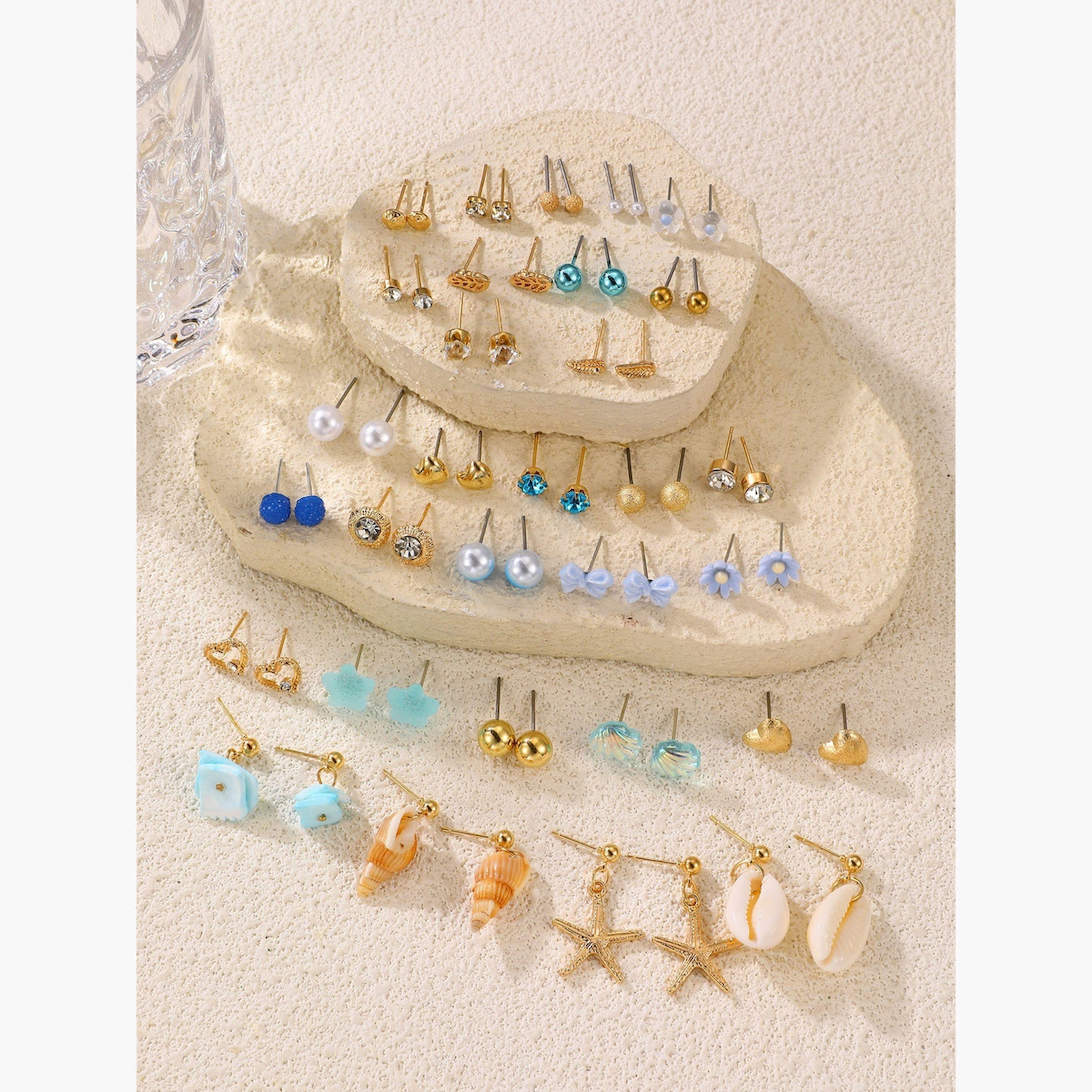 Take Two Set of 30 - Assorted Stud Earrings-women-watchesandjewellery-jewellery-earrings-image-2