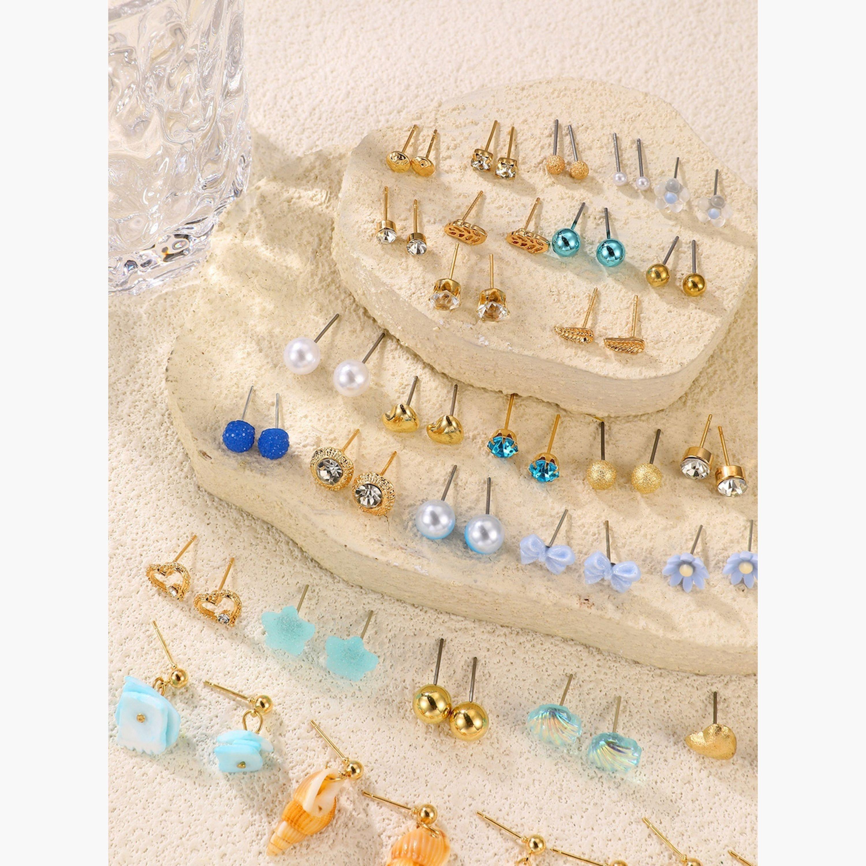 Take Two Set of 30 - Assorted Stud Earrings-women-watchesandjewellery-jewellery-earrings-image-3