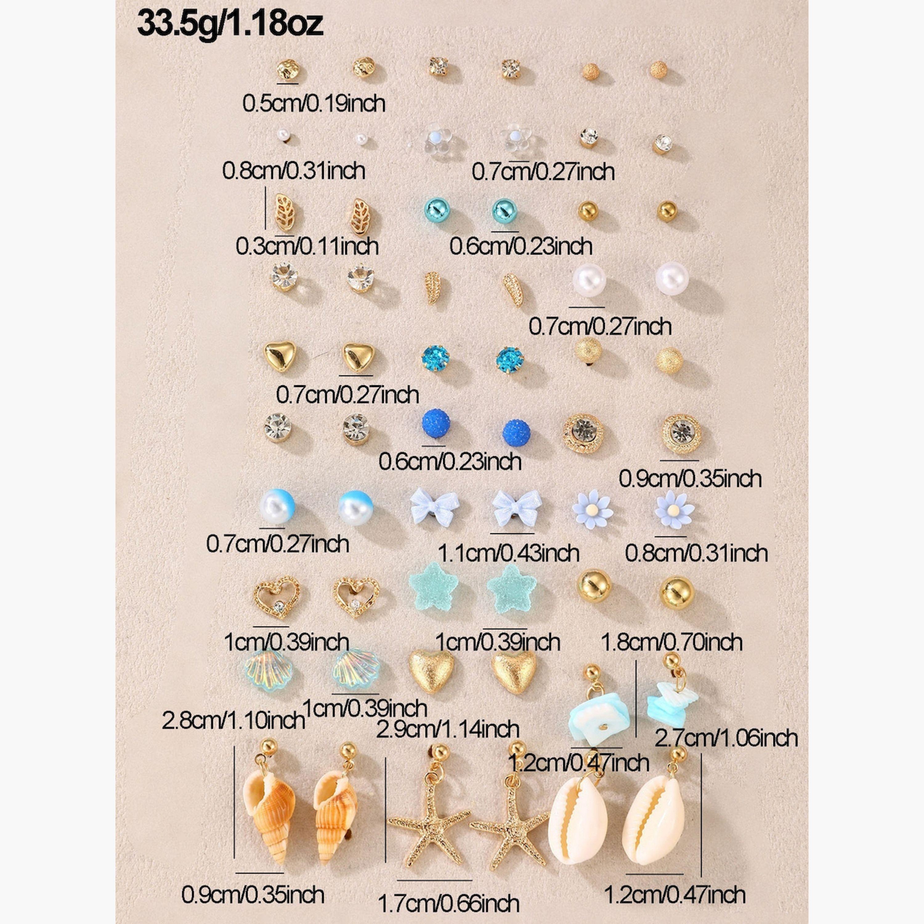 Take Two Set of 30 - Assorted Stud Earrings-women-watchesandjewellery-jewellery-earrings-image-4